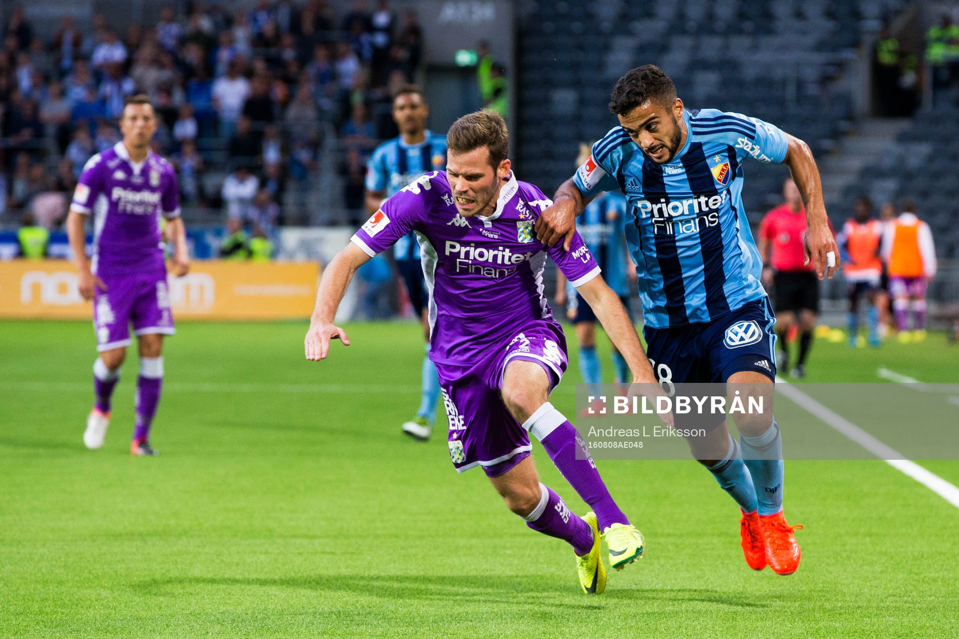 IFK Göteborgs Emil Salomonsson och Djurgårdens Othman El