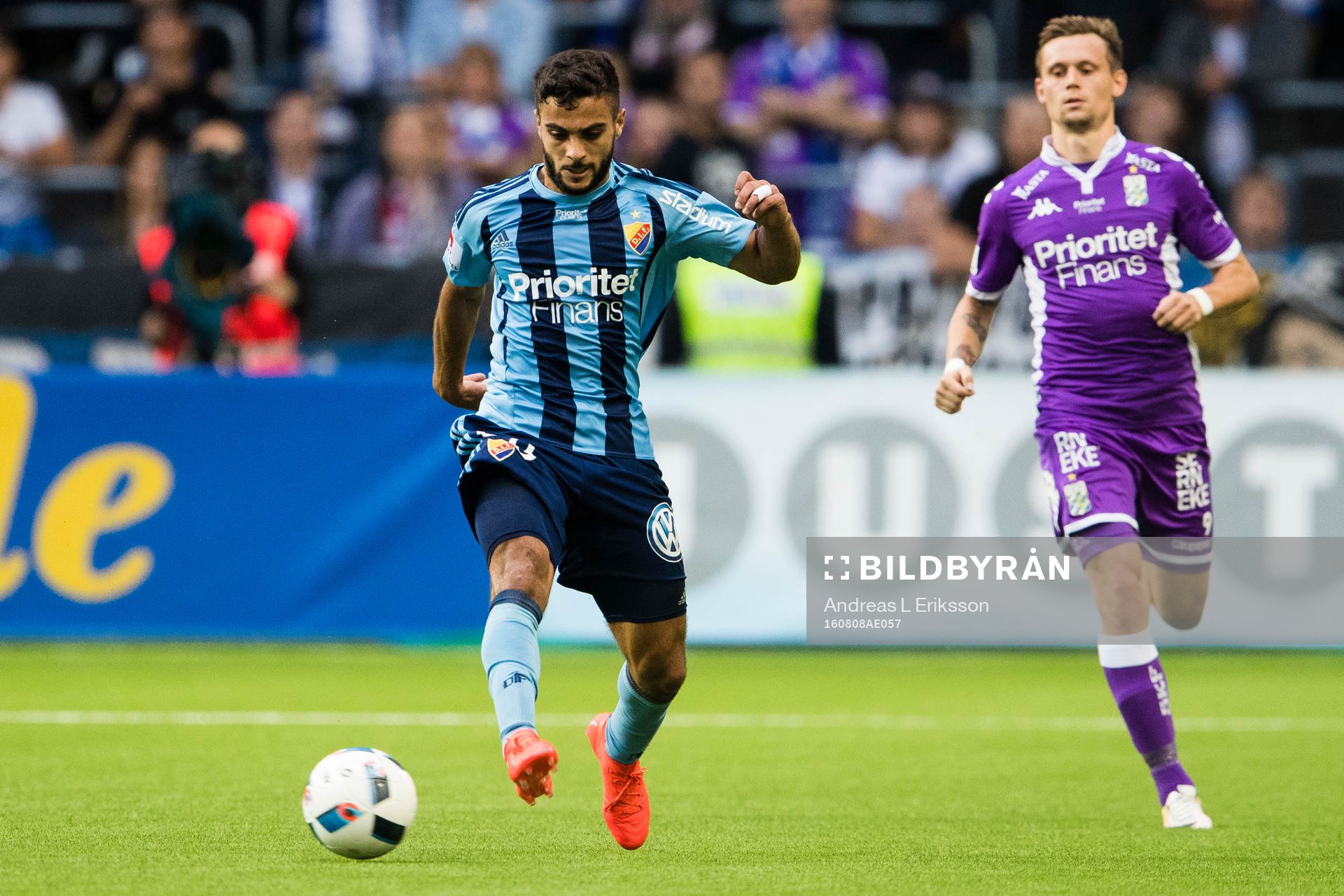 Djurgårdens Othman El Kabir och IFK Göteborgs Jakob