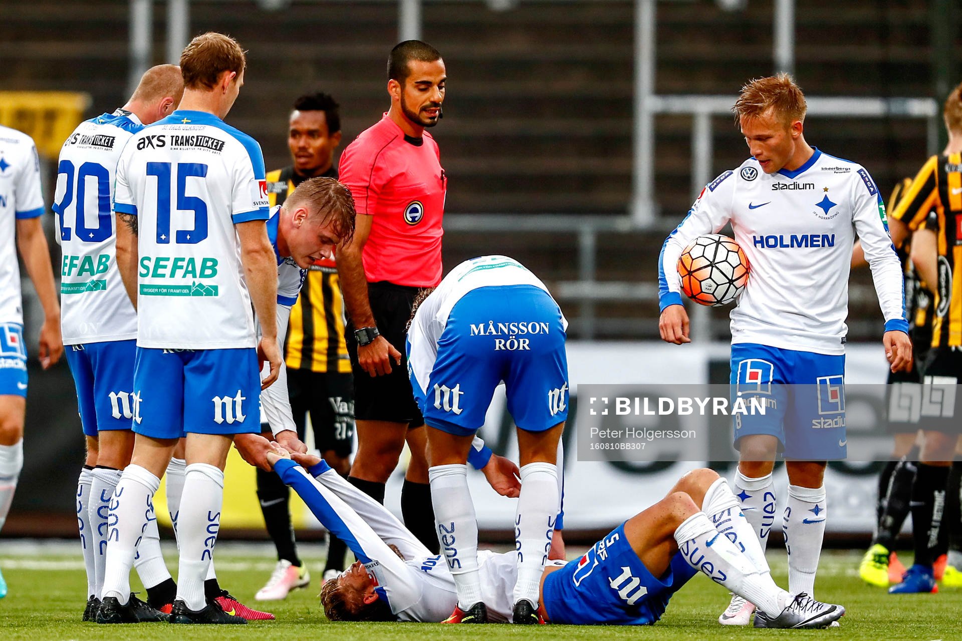 Norrköpings Christoffer Nyman har tappat luften
