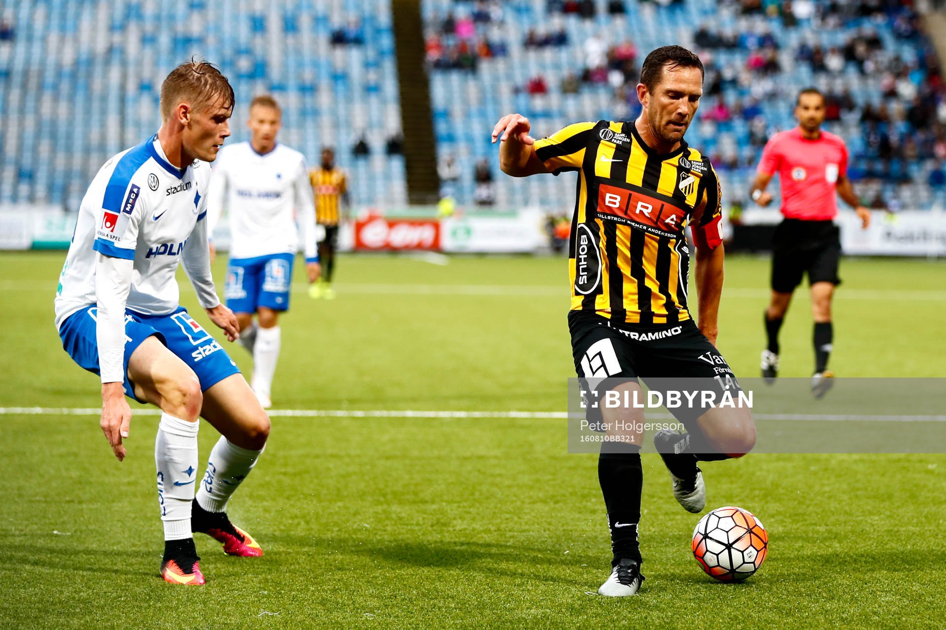 Norrköpings Eric Smith och Häckens Martin Ericsson