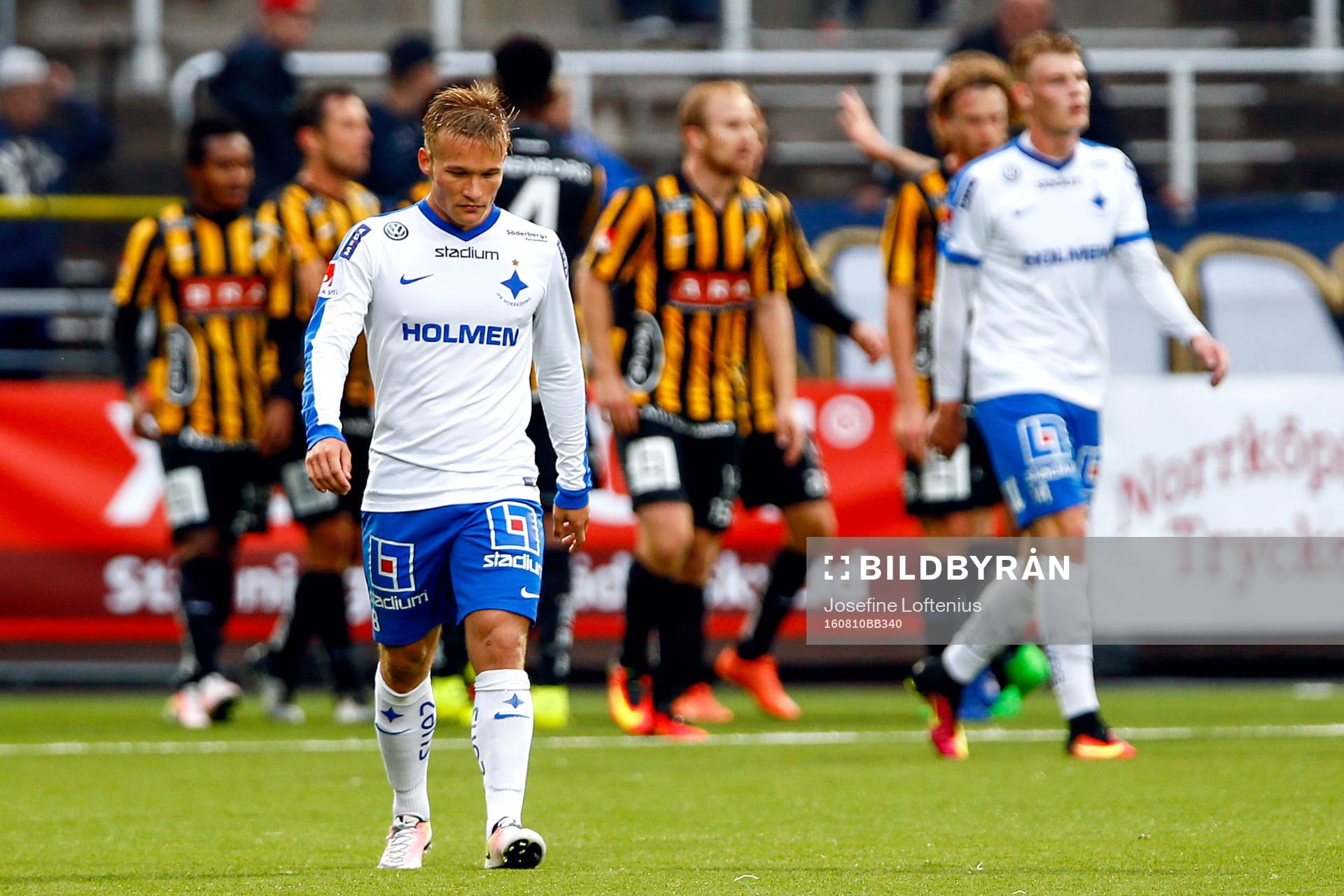 Norrköpings Nicklas Bärkroth deppar