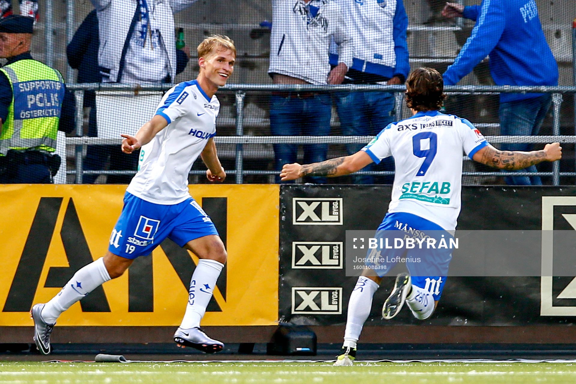 Norrköpings Sebastian Andersson jublar
