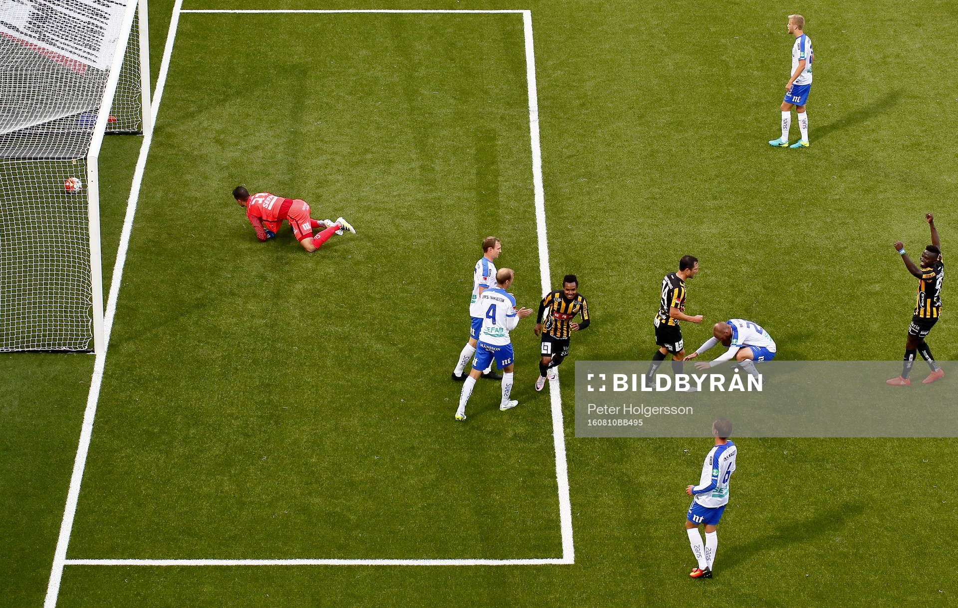 Självmål 0-1 av Norrköpings Daniel Sjölund