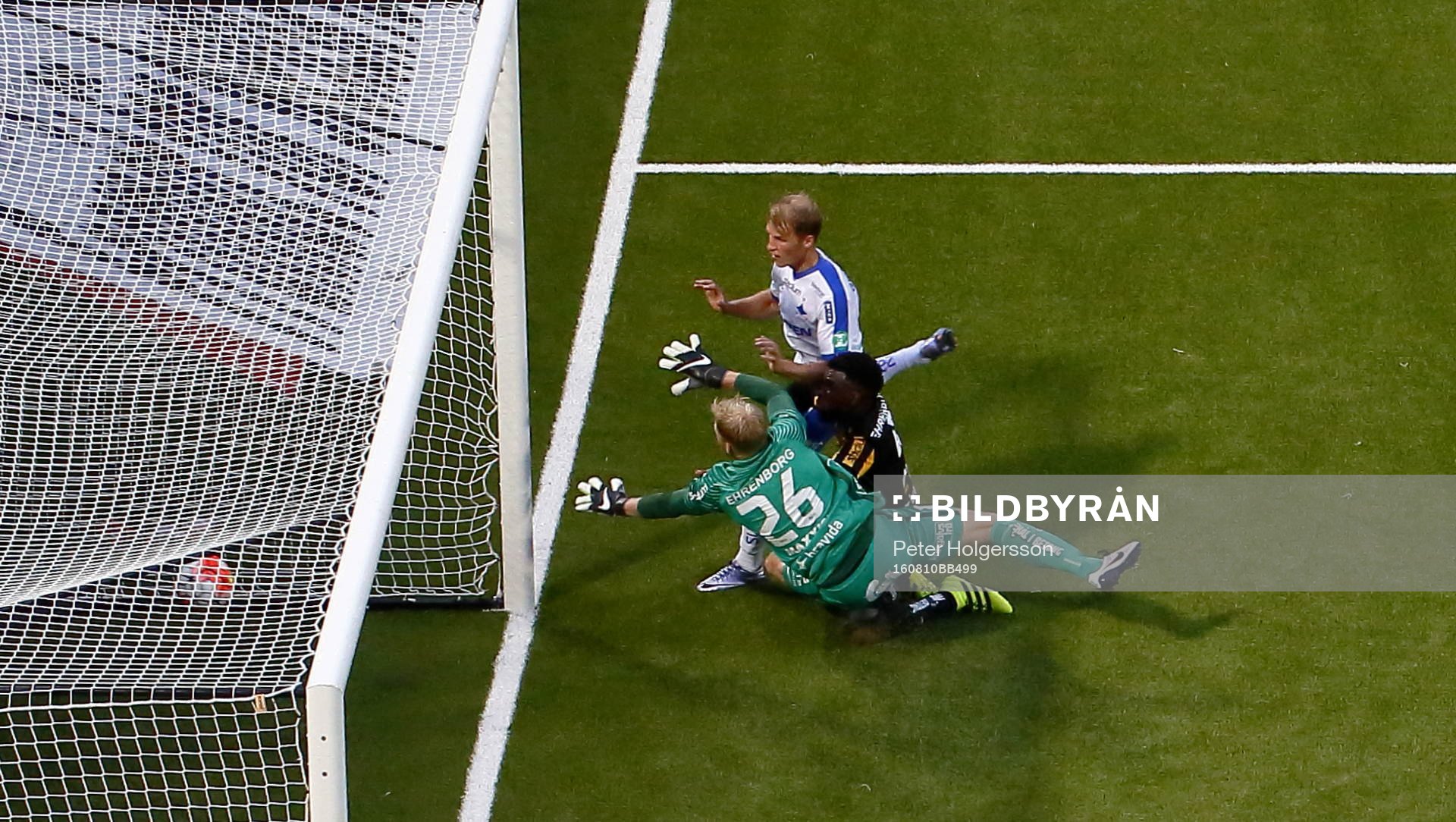 Norrköpings Sebastian Andersson gör mål 2-1
