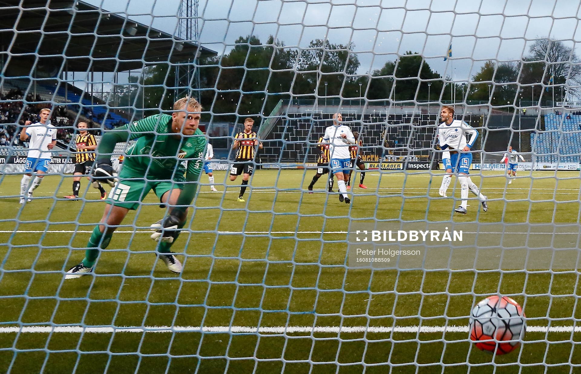 Mål 1-1 av Norrköpings Christoffer Nyman på straff