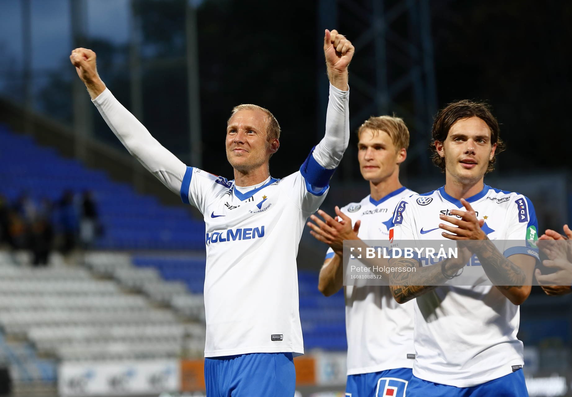 Norrköpings Andreas Johansson, Sebastian Andersson och