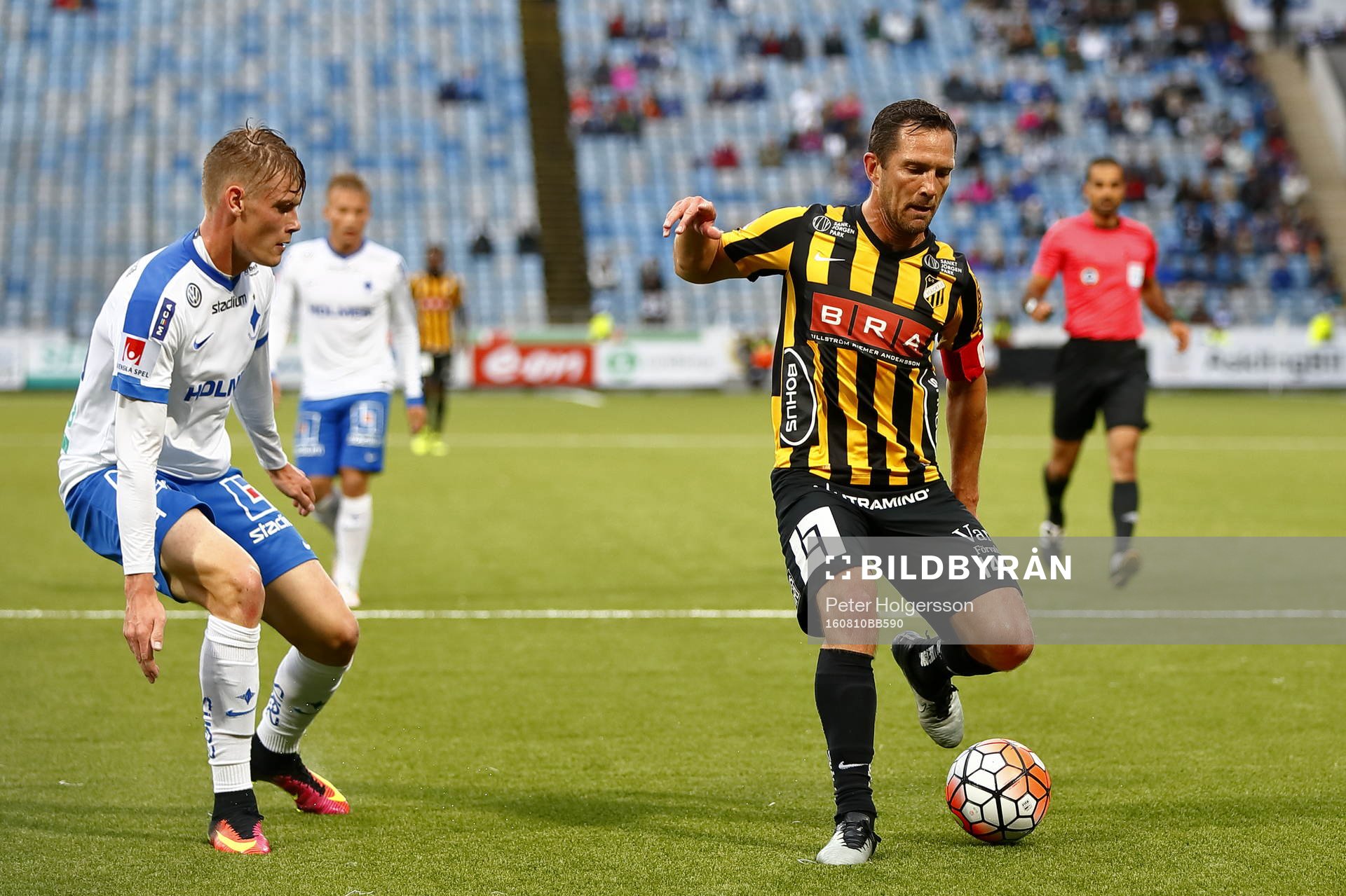 Norrköpings Eric Smith och Häckens Martin Ericsson