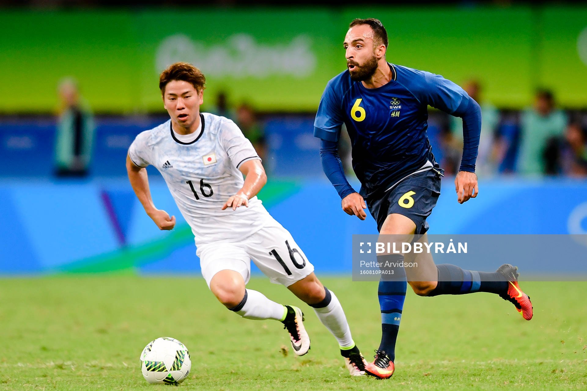 Japans Takuma Asano och Sveriges Abdul Khalili