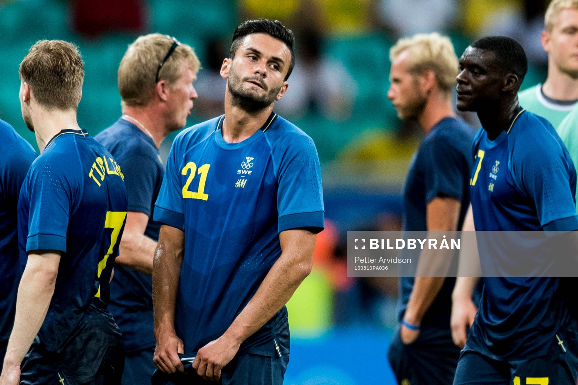 Sveriges Valmir Berisha deppar
