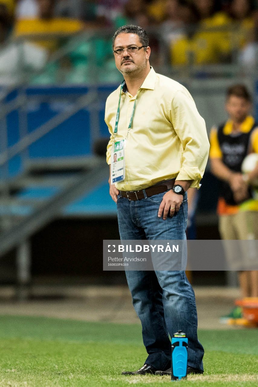 Brasiliens förbundskapten Rogerio Micale