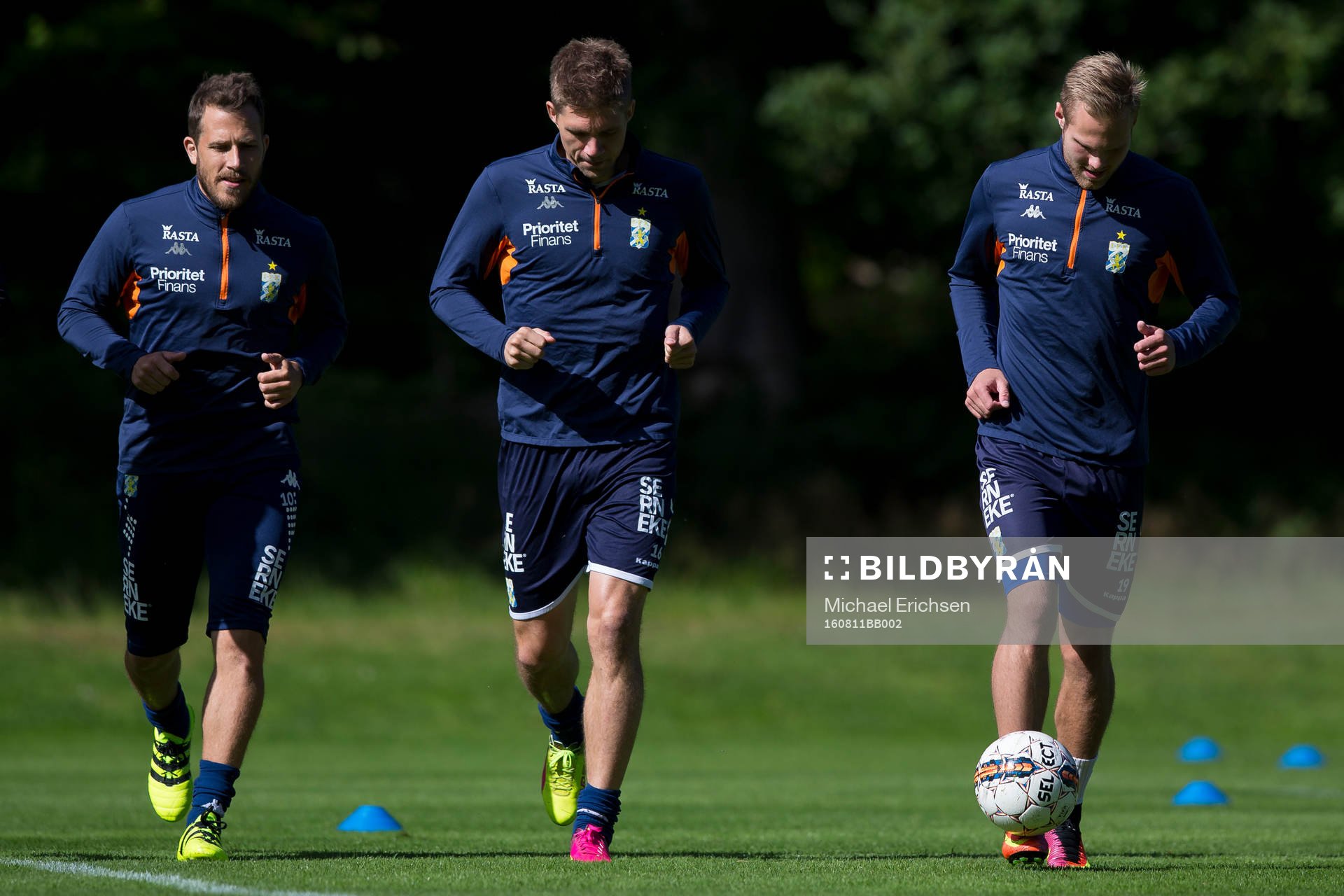 IFK Göteborgs Tobias Hysén, Mikael Boman och Gustav