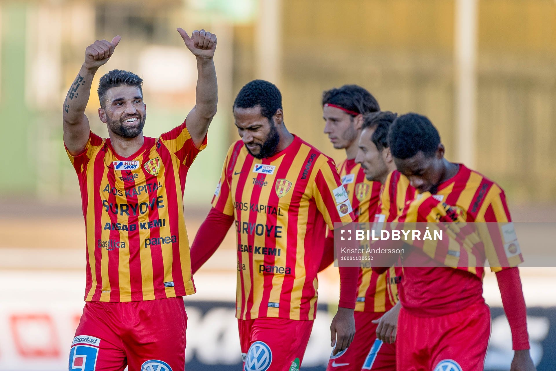 Syrianskas Mattias Mete jublar