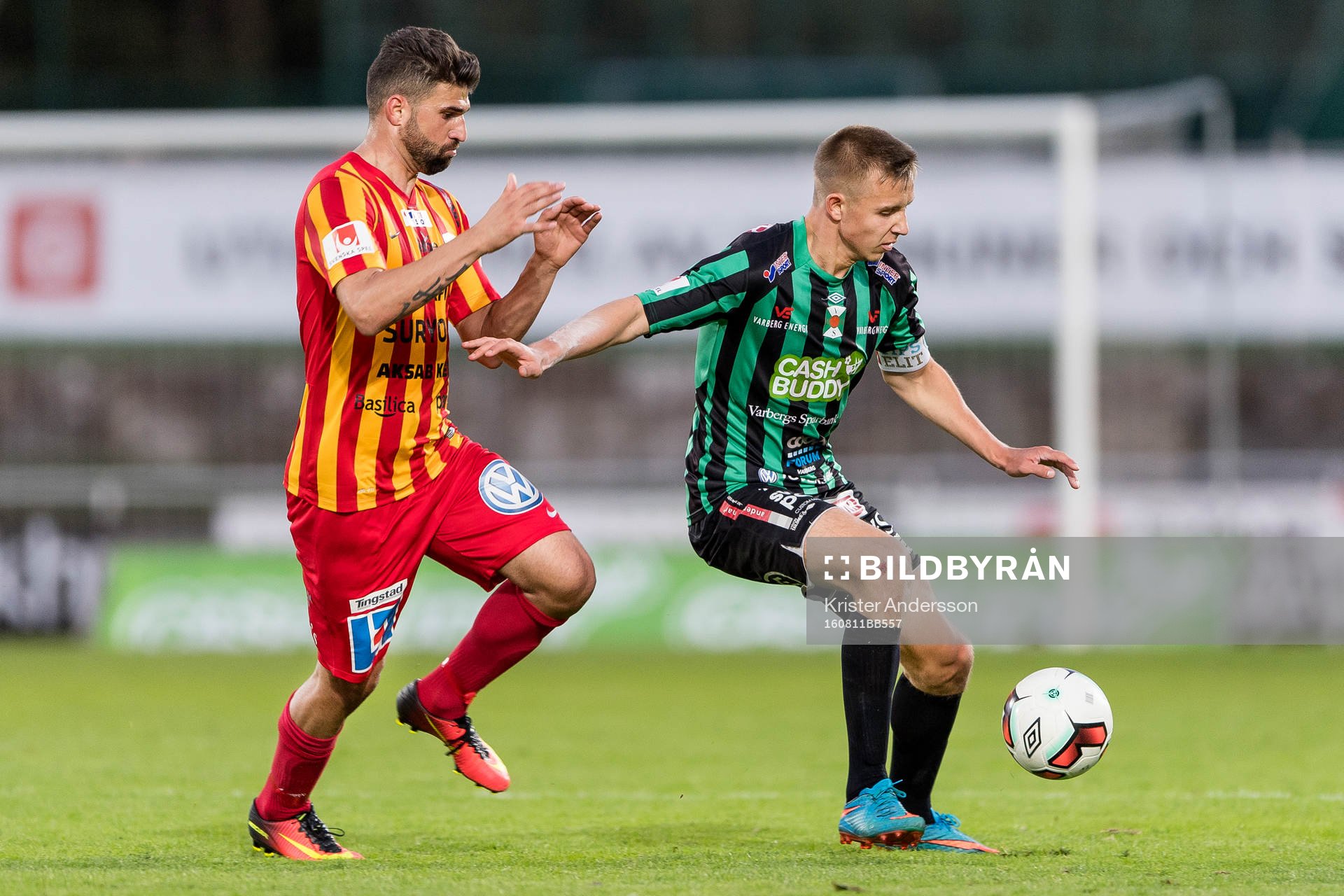 Syrianskas Mattias Mete och Varbergs Ivan Näsberg