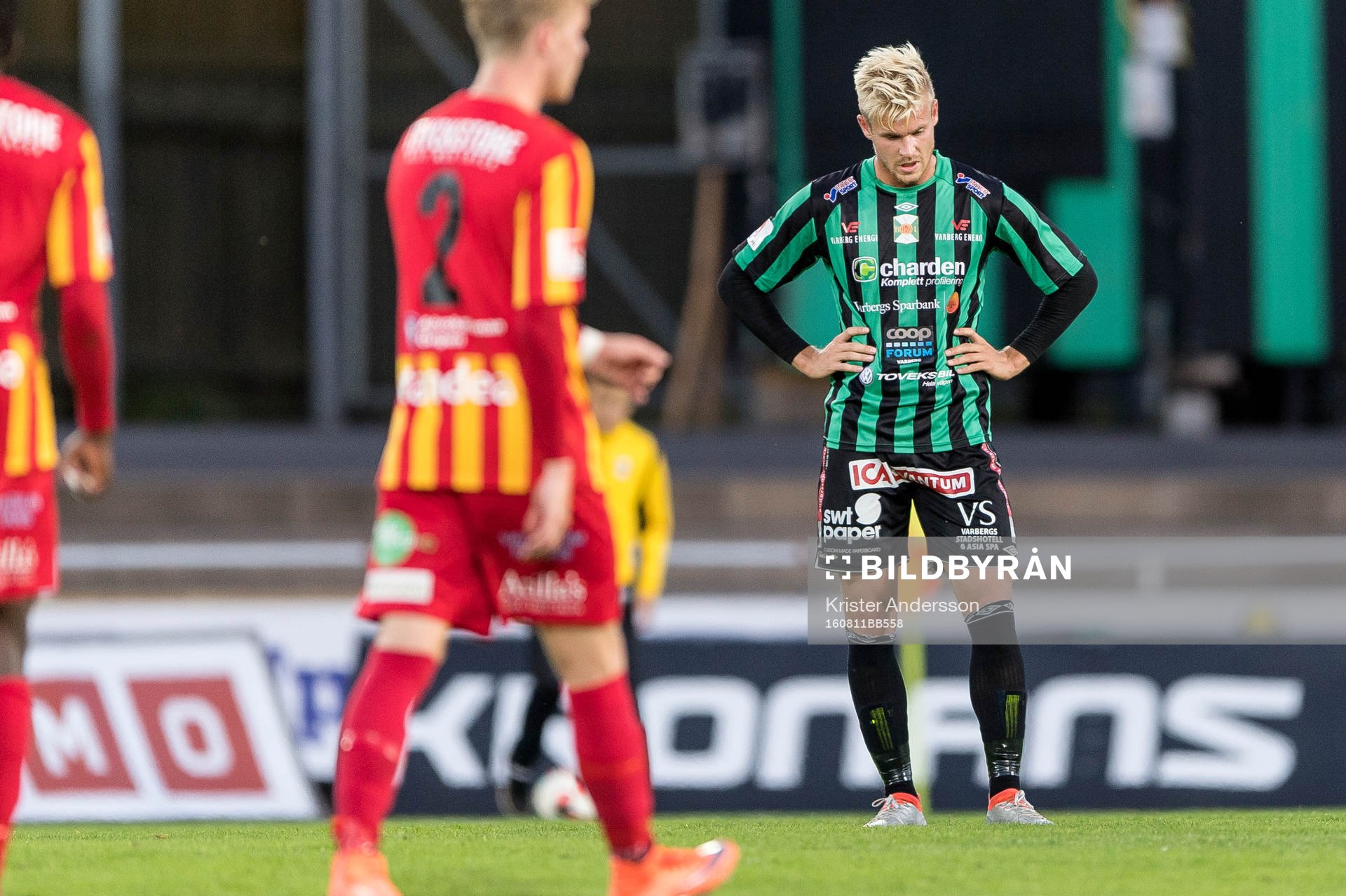Varbergs Mats Andre Kaland deppar