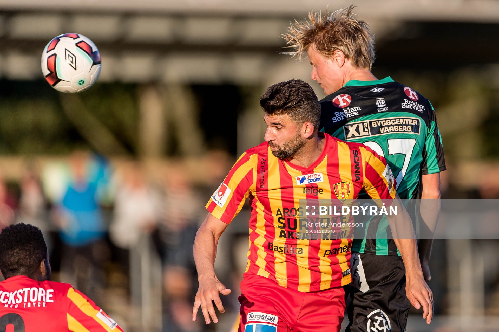 Syrianskas Mattias Mete och Varbergs Andreas Aalbu