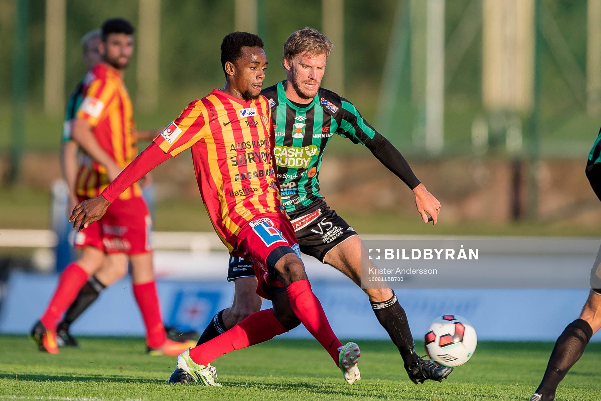 Syrianskas Heradi Rashidi och Varbergs Karl Söderström