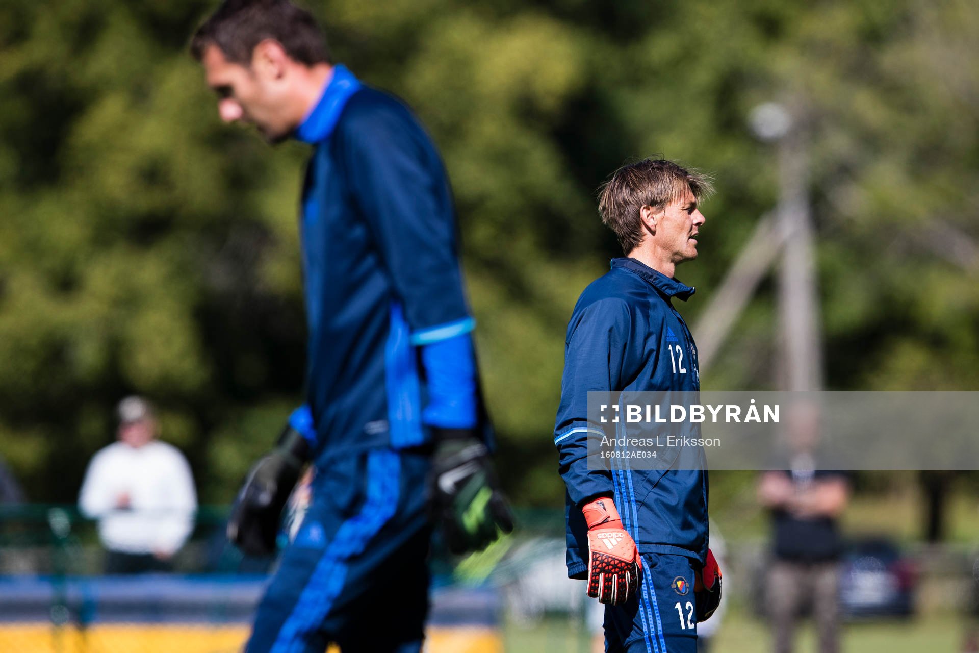 Djurgårdens målvakt Andreas Isaksson och målvakt Kenneth