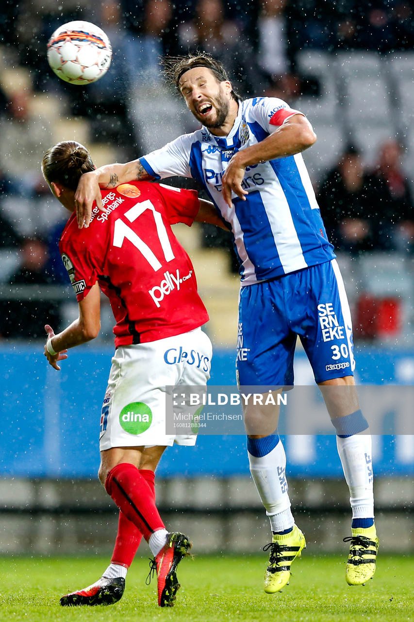 Falkenbergs Jesper Karlsson och IFK Göteborgs Mattias