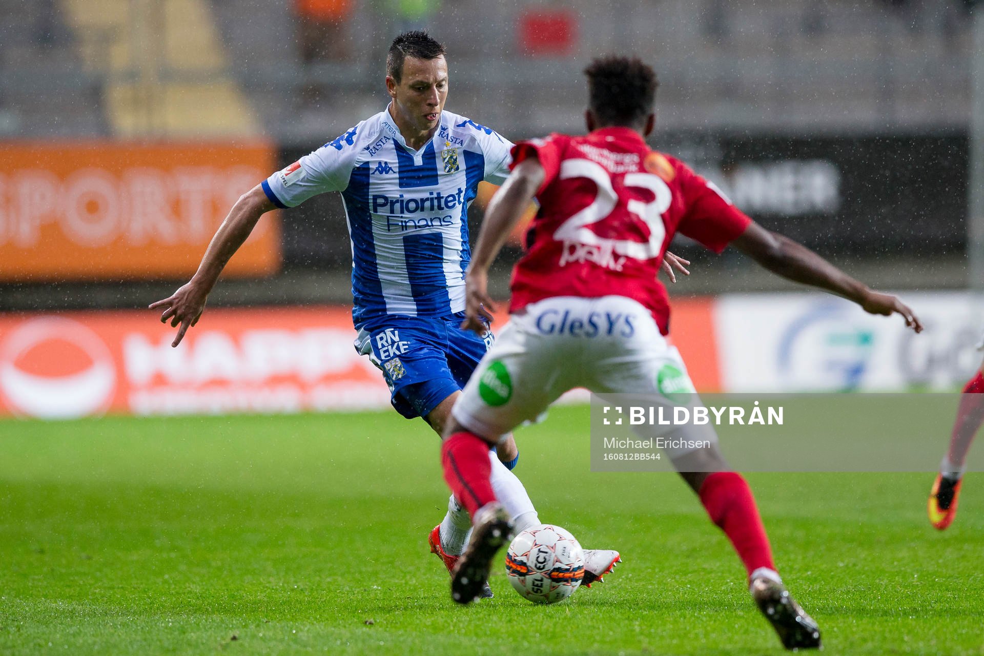 IFK Göteborgs Martin Smedberg Dalence mot Falkenbergs