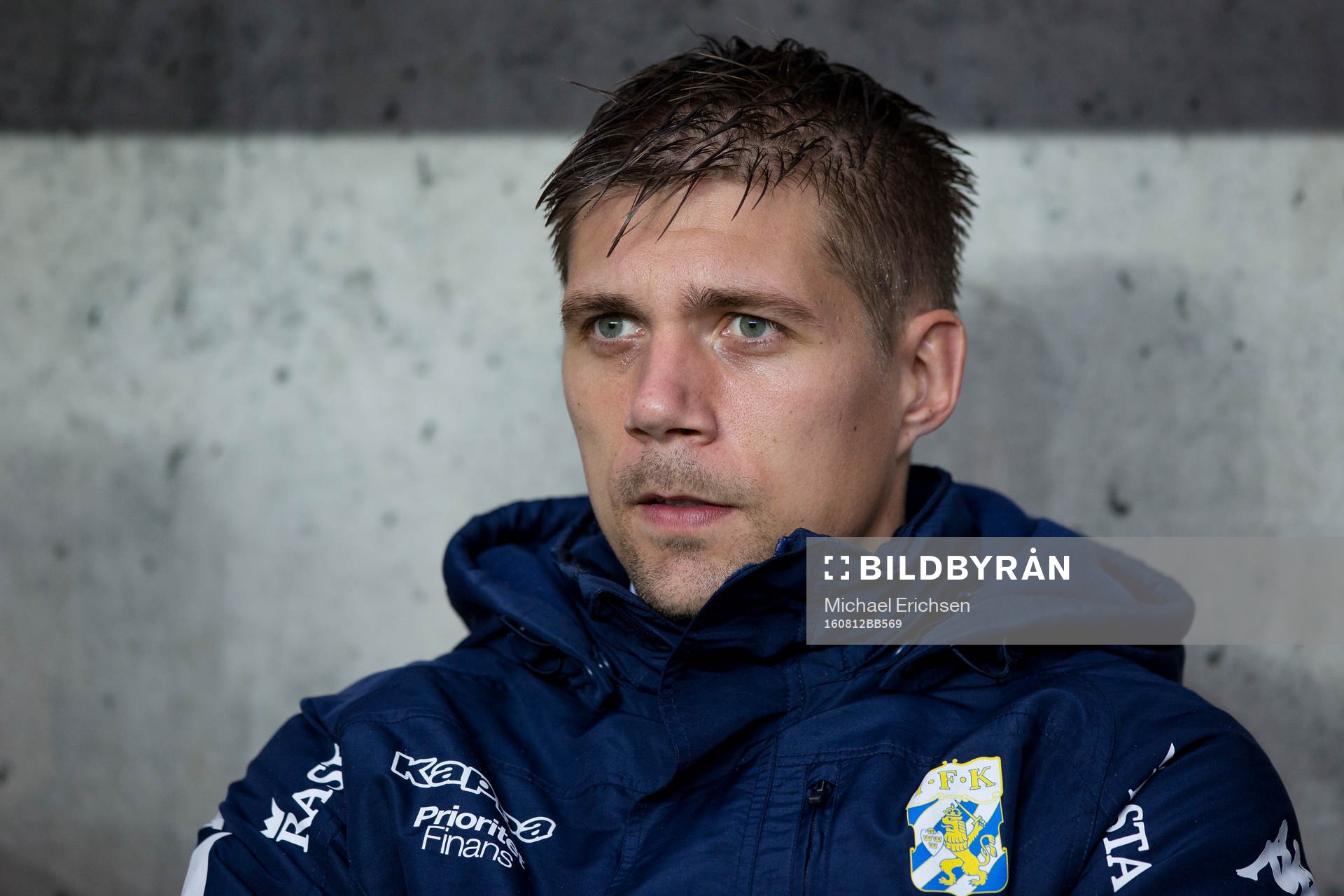 IFK Göteborgs Mikael Boman på avbytarbänken