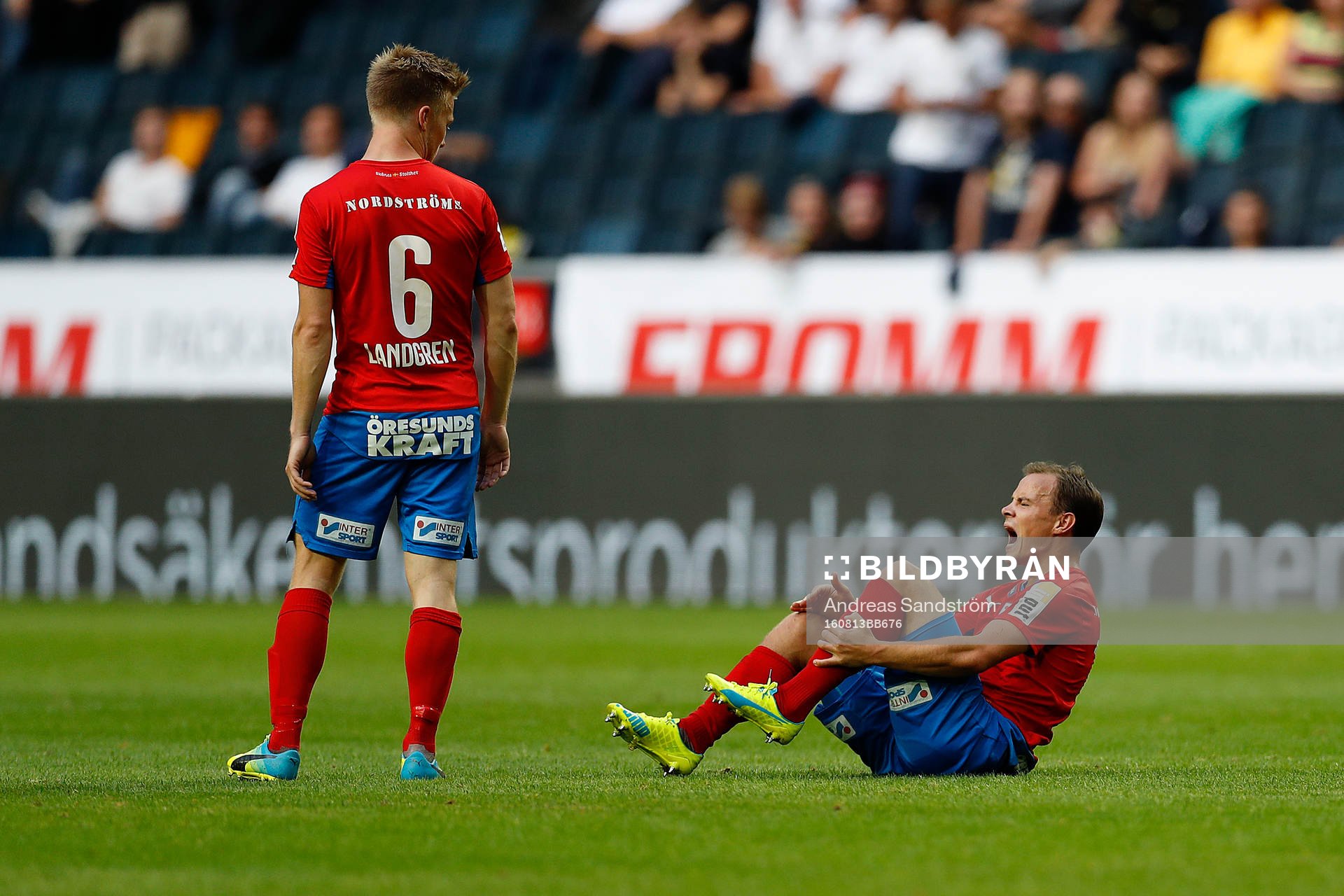 Helsingborgs Anton Wede har ont