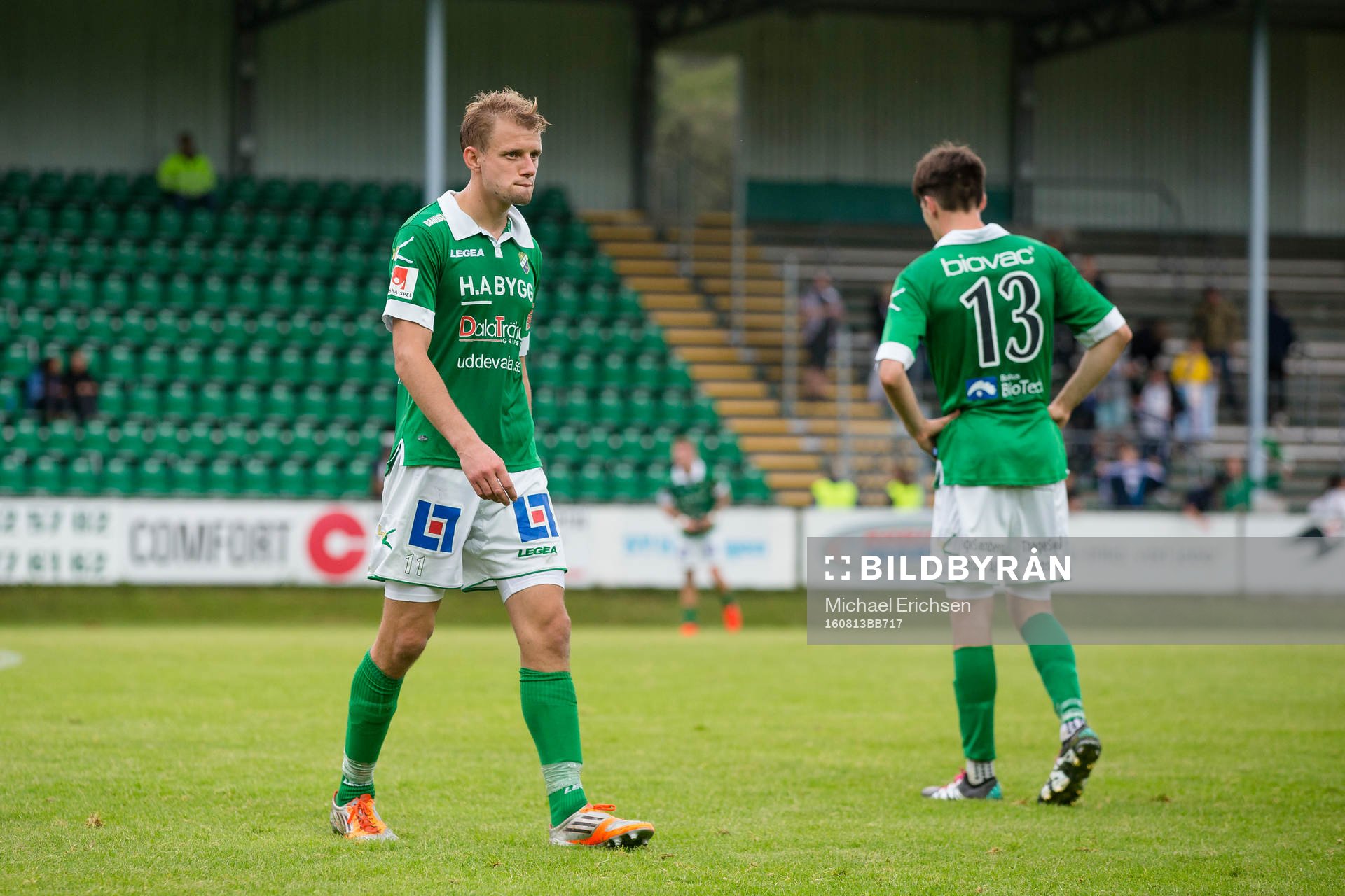 Ljungskiles Jakob Olsson och Peter Sörensen Nergaard deppar