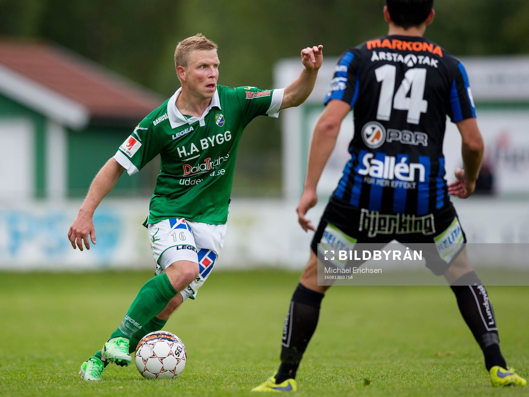 Ljungskiles David Frölund mot Sirius Ian Sirelius