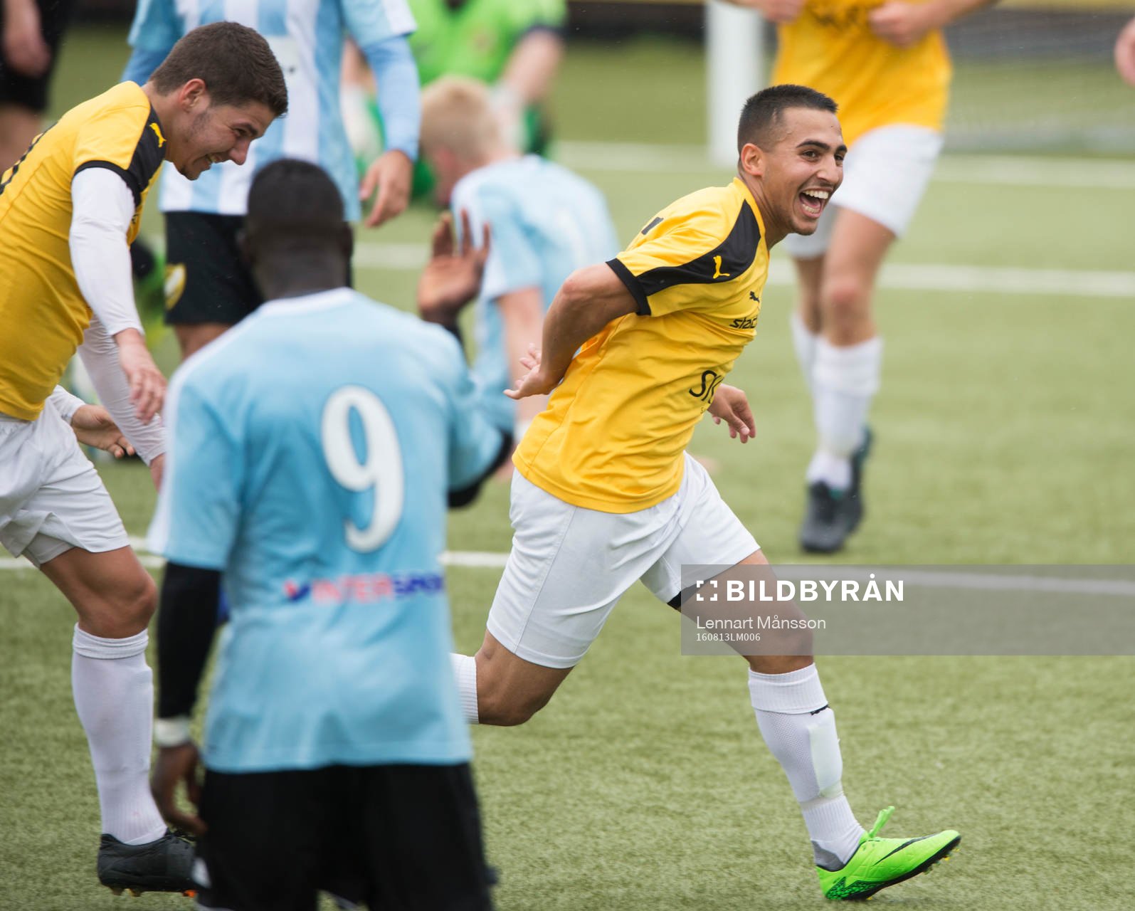 IFK Malmös 2-målsskytt Mohammad El-Kayed har gjort 1-0 i