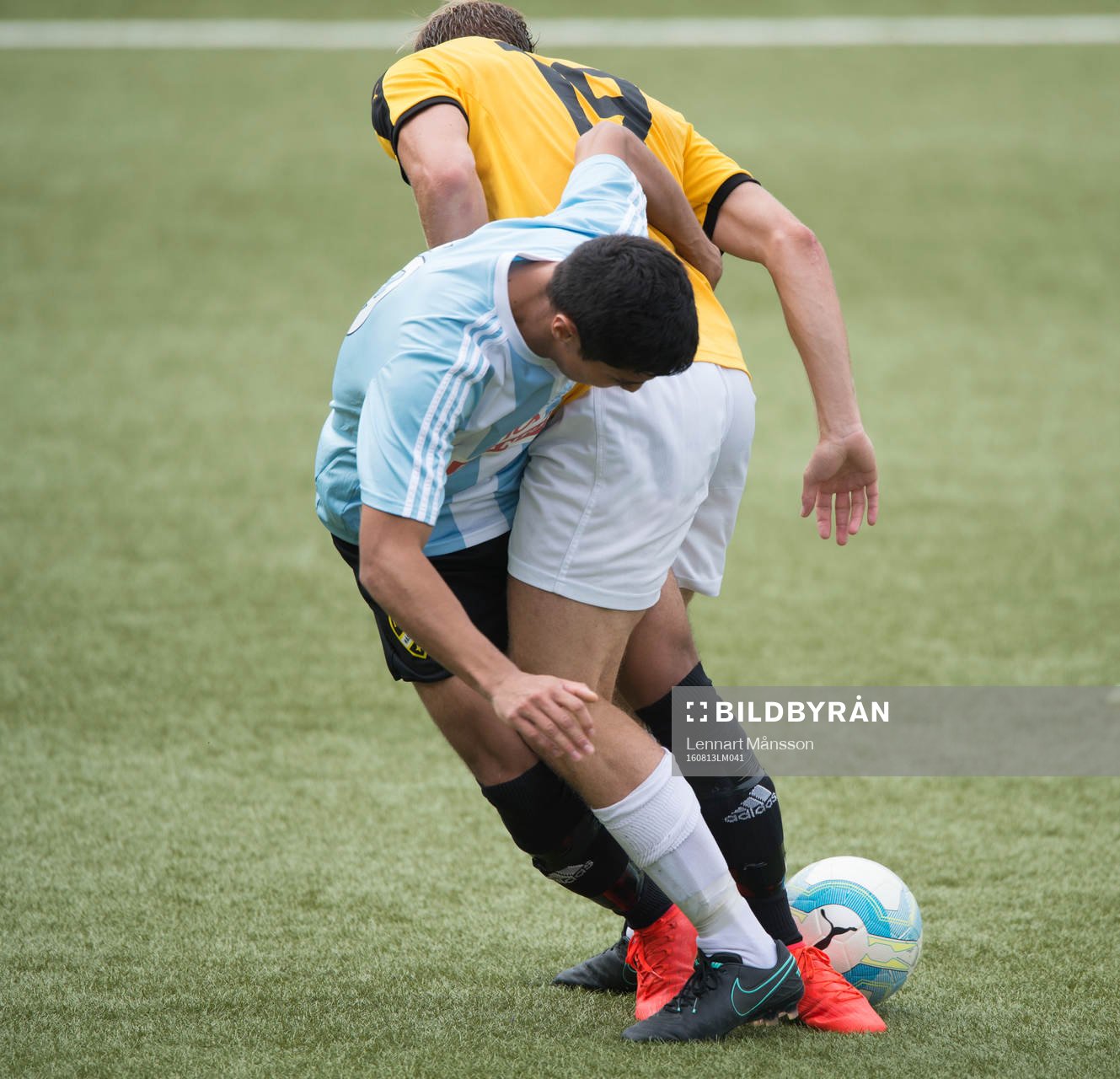 IFK Hässleholms Diego Delgado i matchen i division 2