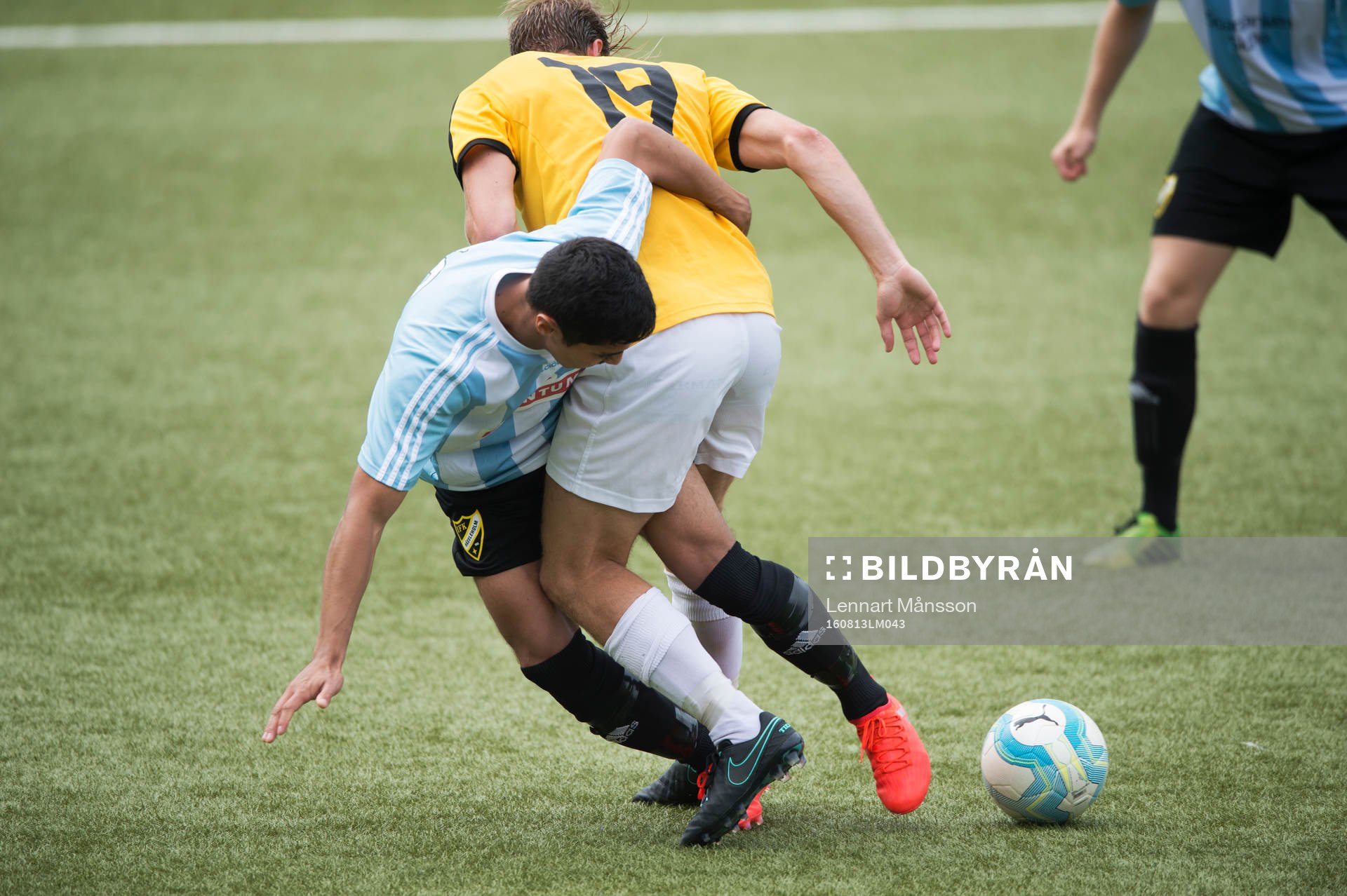 IFK Hässleholms Diego Delgado i matchen i division 2
