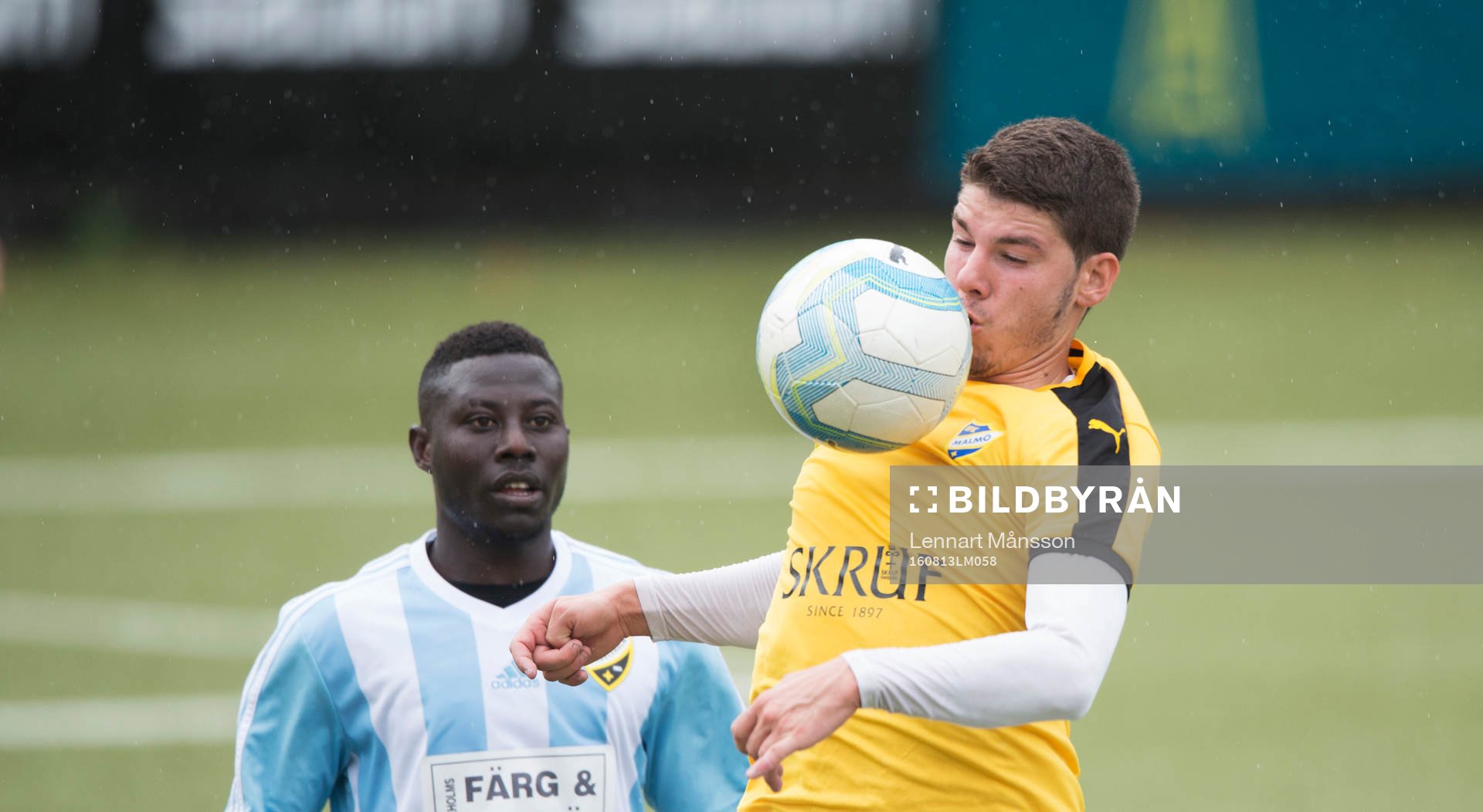 Nedtagning  i matchen i division 2 mellan IFK Malmö och