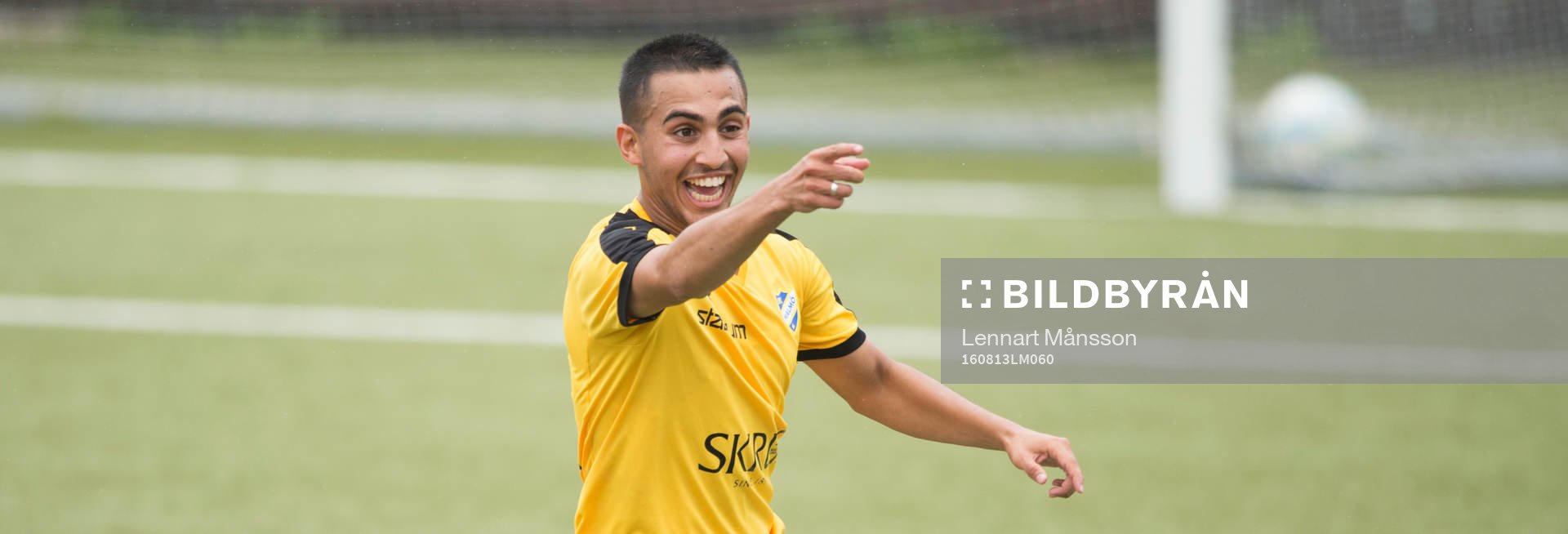 IFK Malmös 2-målsskytt Mohammad El-Kayed har gjort 1-0 i