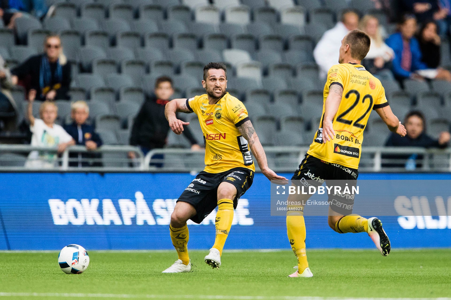 Elfsborgs Emir Bajrami reagerar