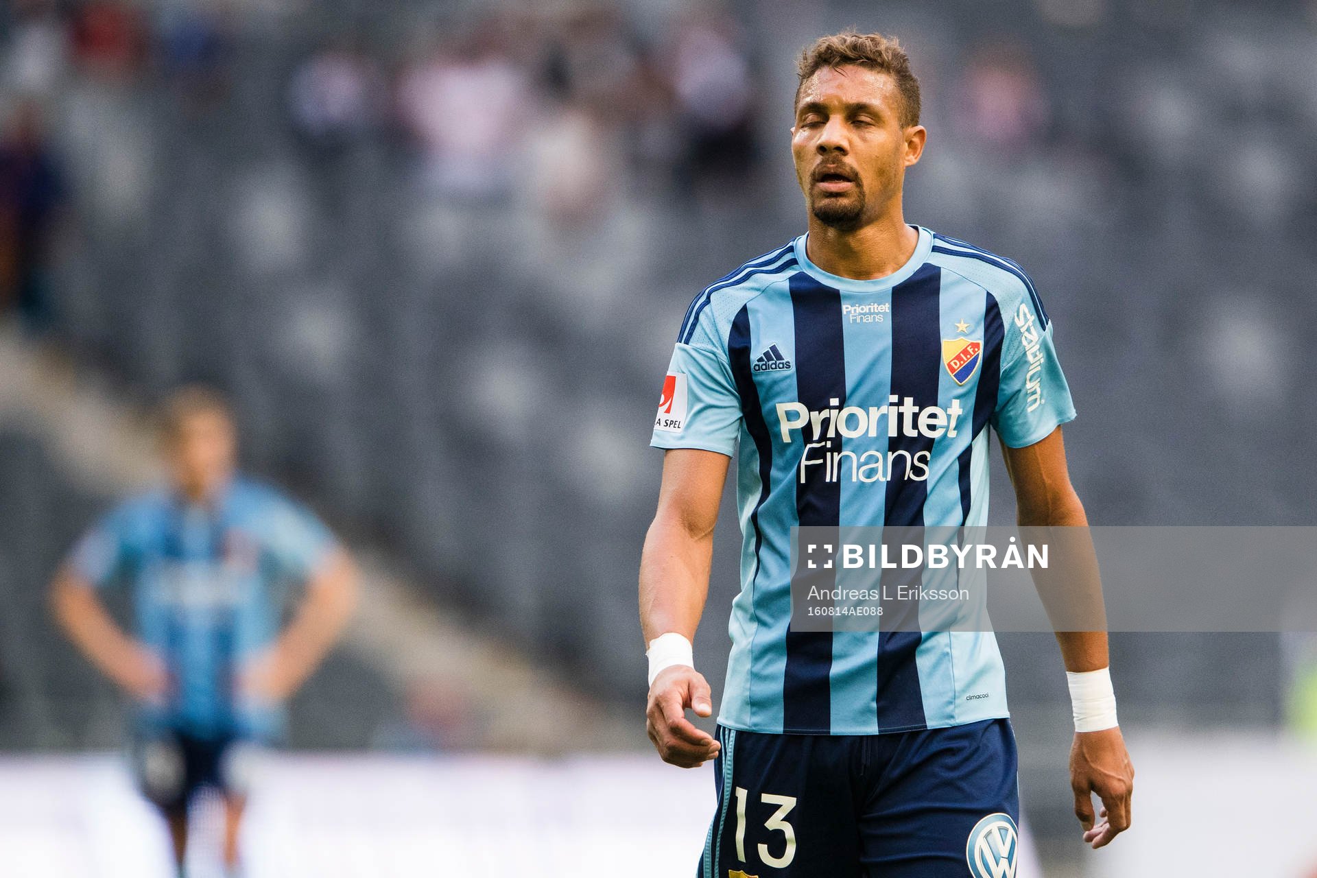 Djurgårdens Mathias Ranegie ser deppig ut