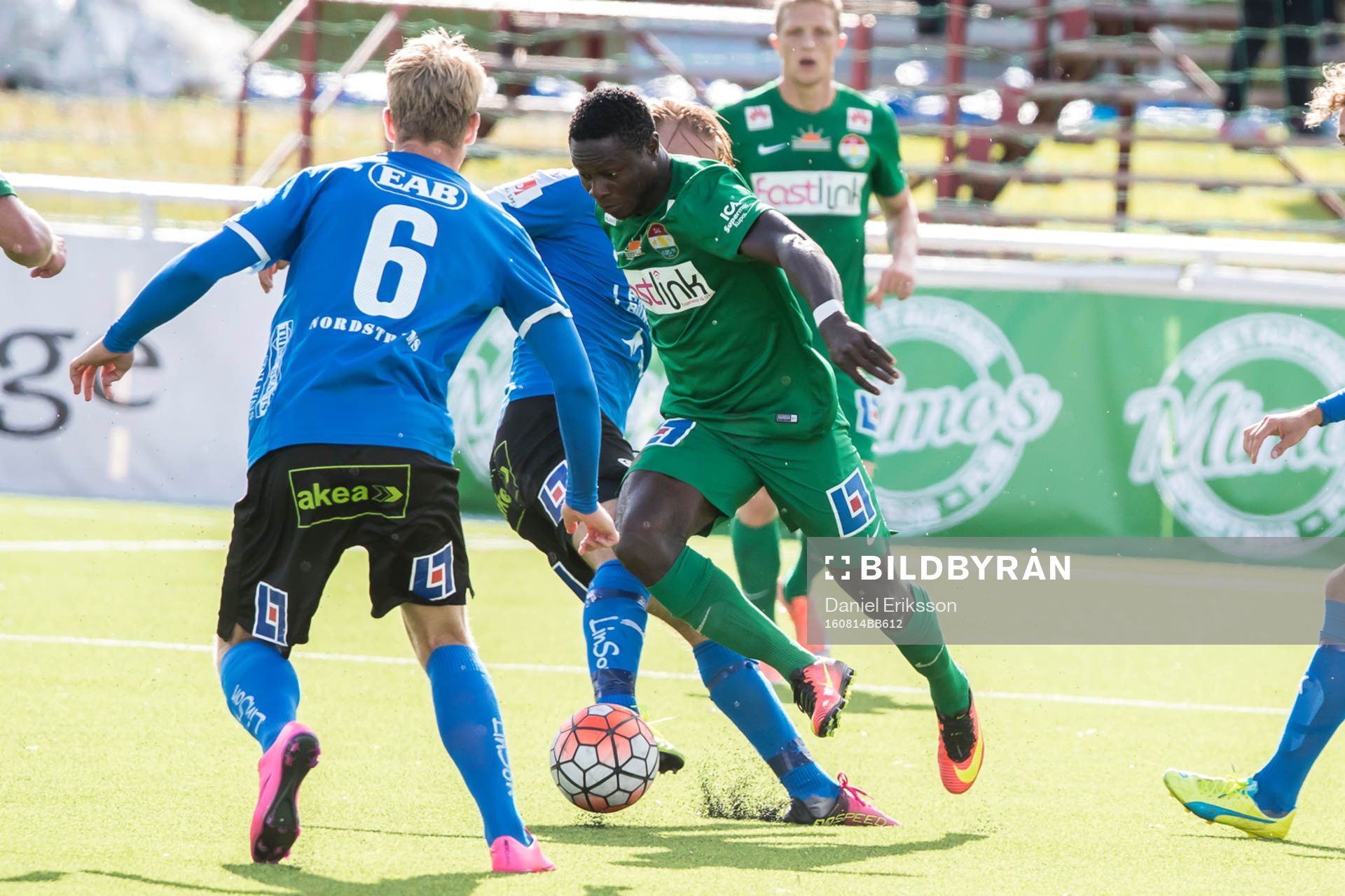 Halmstads Simon Silverholt i fotbollsmatchen i superettan