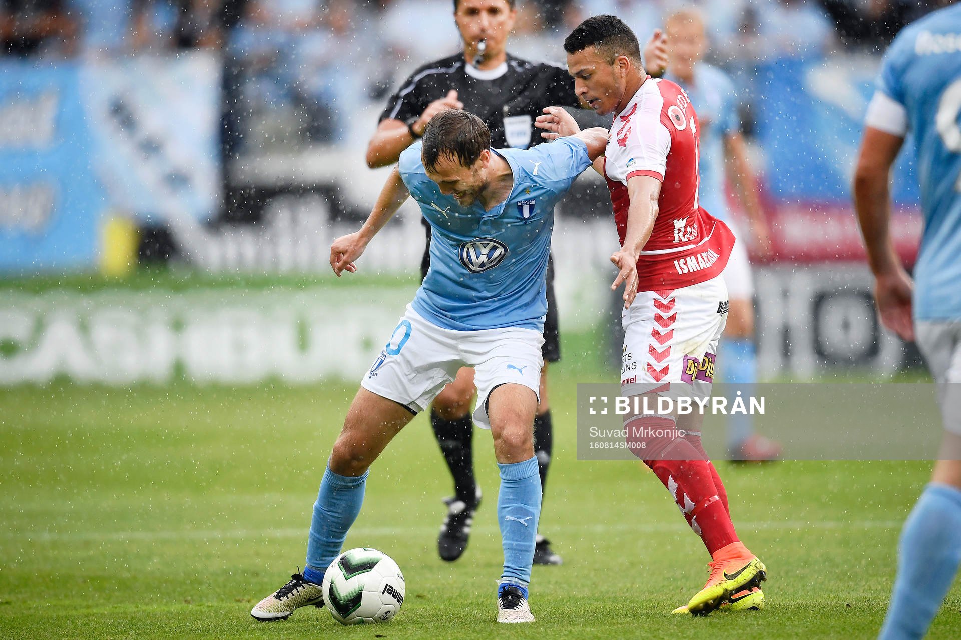 Malmö FFs Magnus Wolff Eikrem och Kalmars Ismael Silva Lima