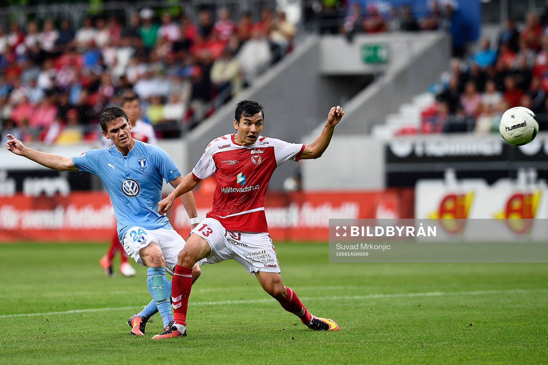 Malmö FFs Vidar Örn Kjartansson och Kalmars Emin Nouri