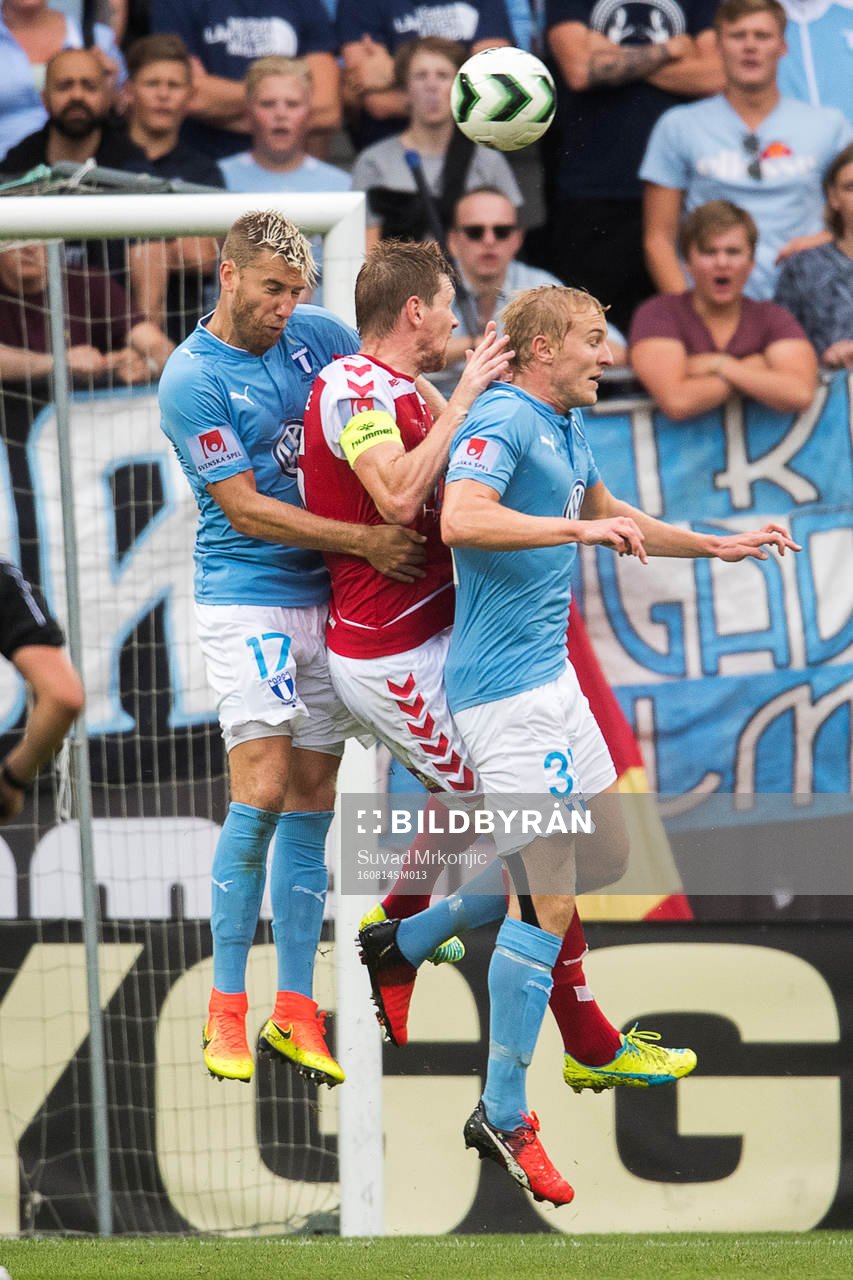 Malmö FFs Rasmus Bengtsson och Anton Tinnerholm samt