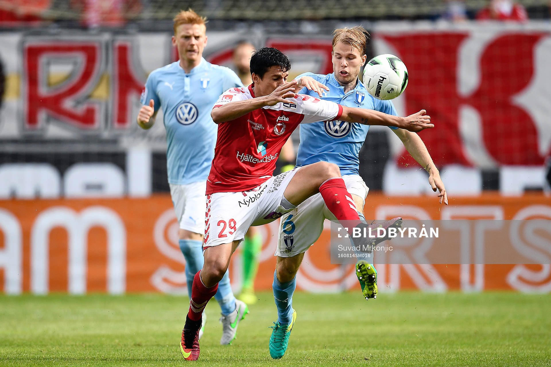 Malmö FFs Oscar Lewicki och Kalmars Romário Pereira