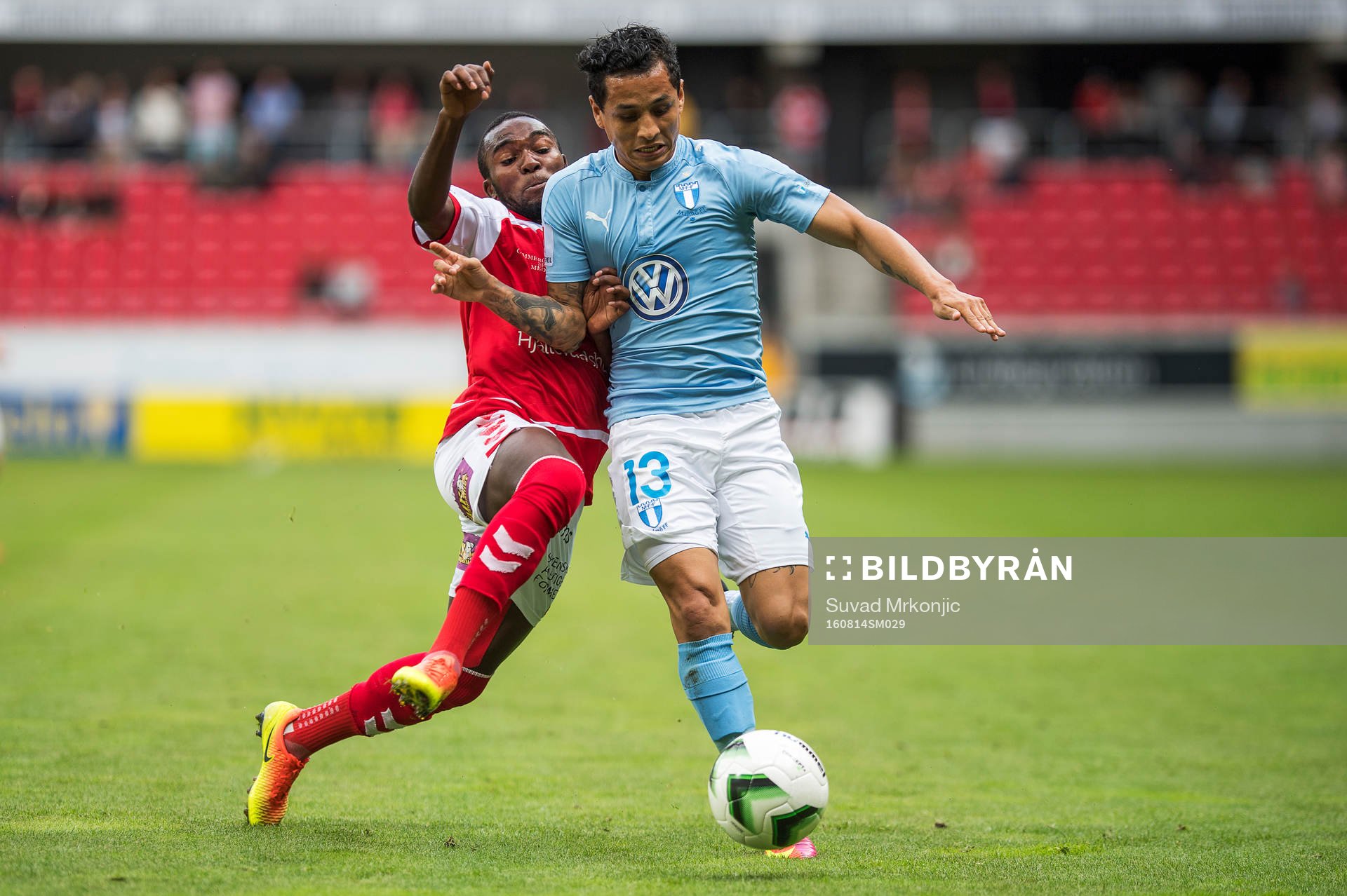 Malmö FFs Yoshimar Yotún och Kalmars Lumala Abdu