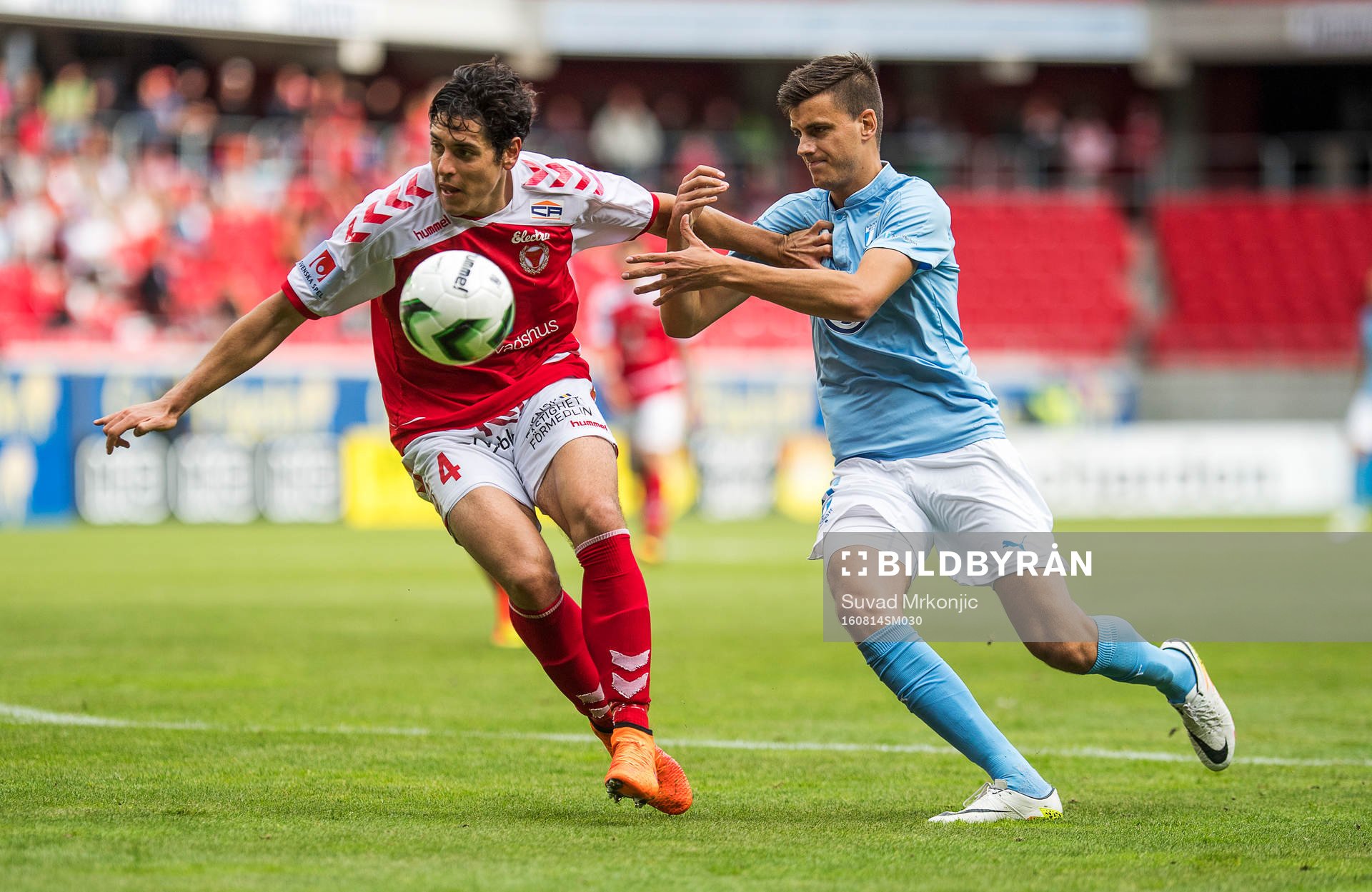 under fotbollsmatchen i Allsvenskan mellan Kalmar och Malmö