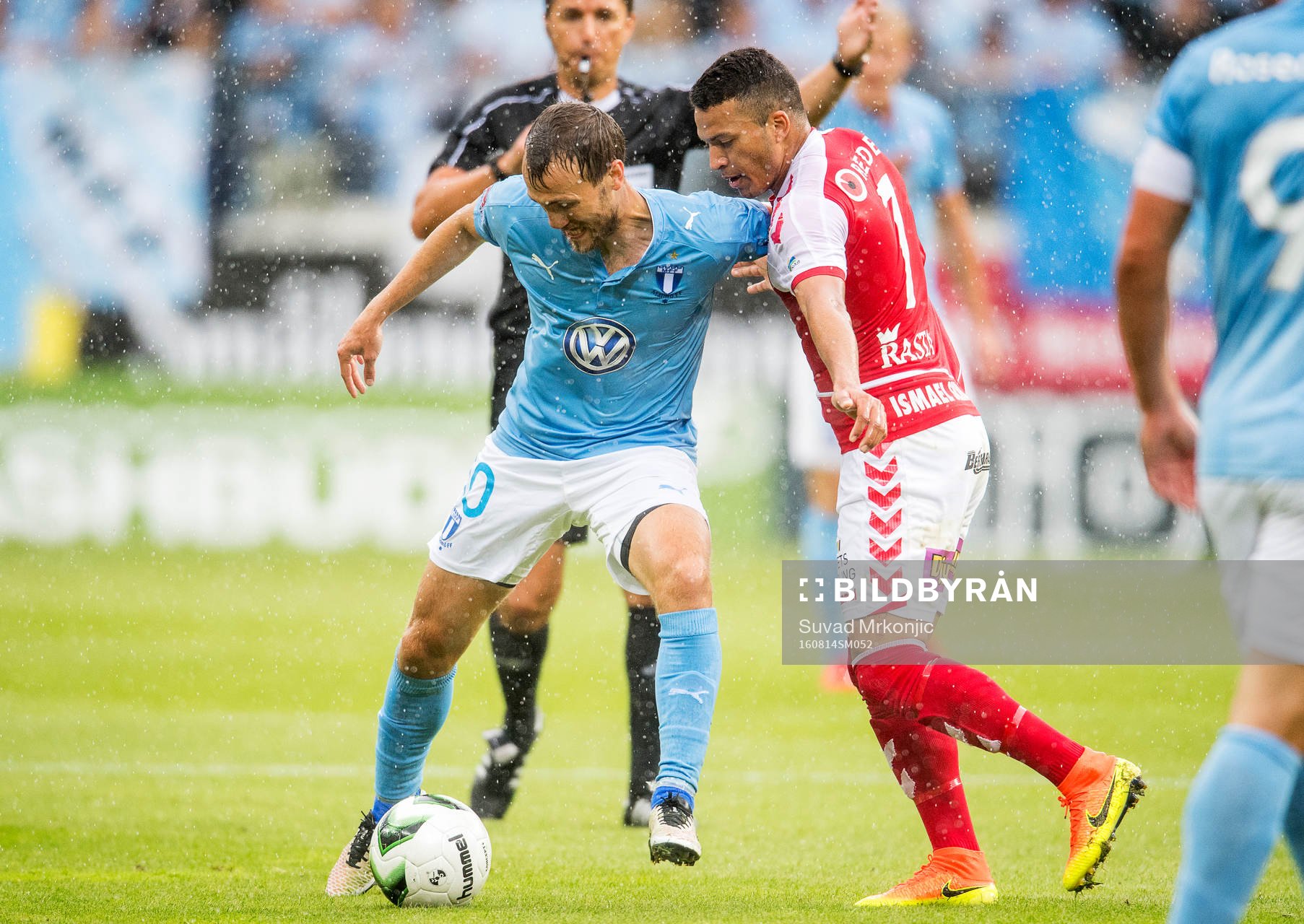 Malmö FFs Magnus Wolff Eikrem och Kalmars Ismael Silva Lima