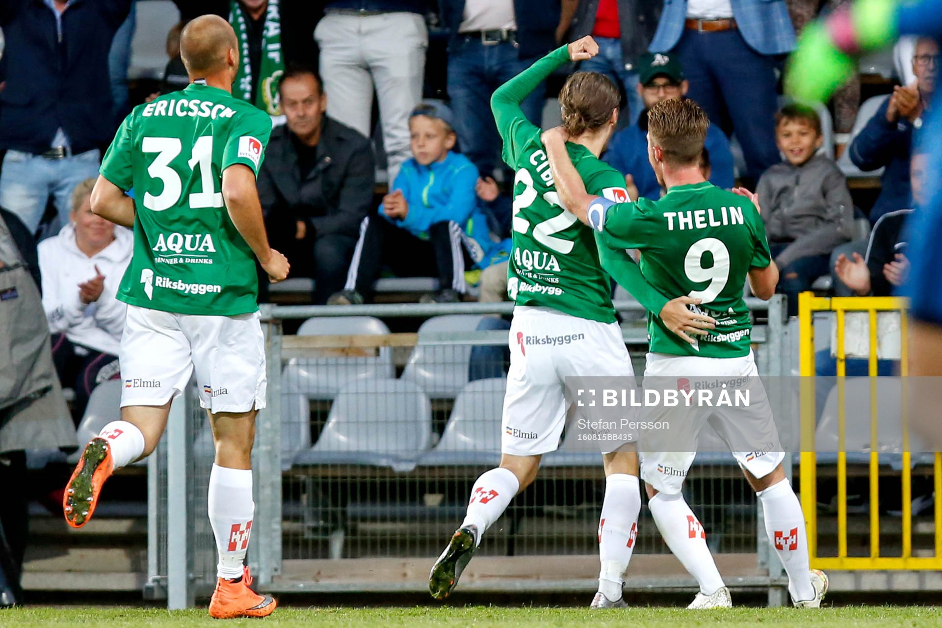 Jönköpings Tommy Thelin jublar
