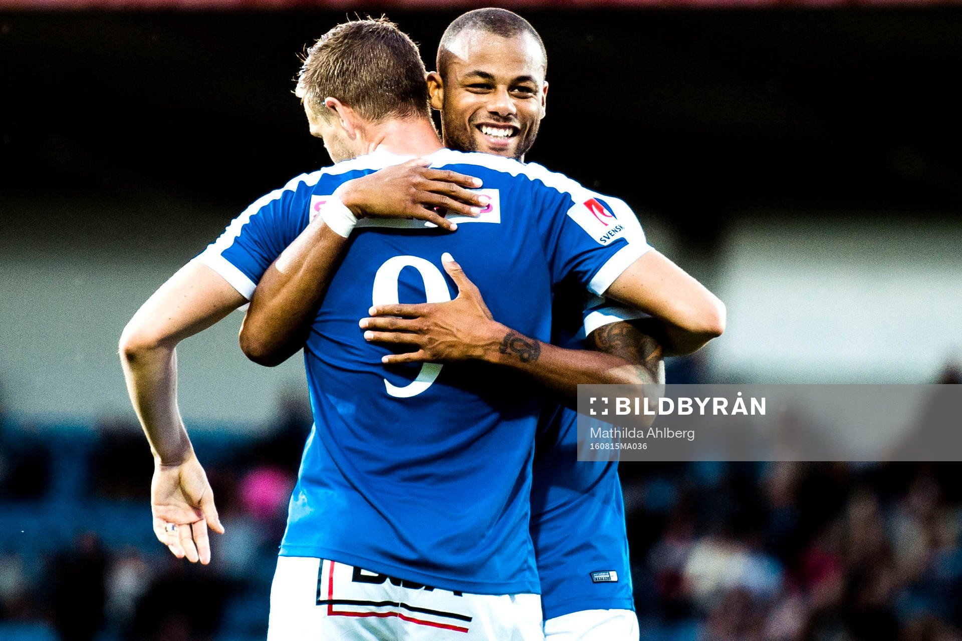 Trelleborgs Marcus Pode och Salif Camara Jönsson jublar