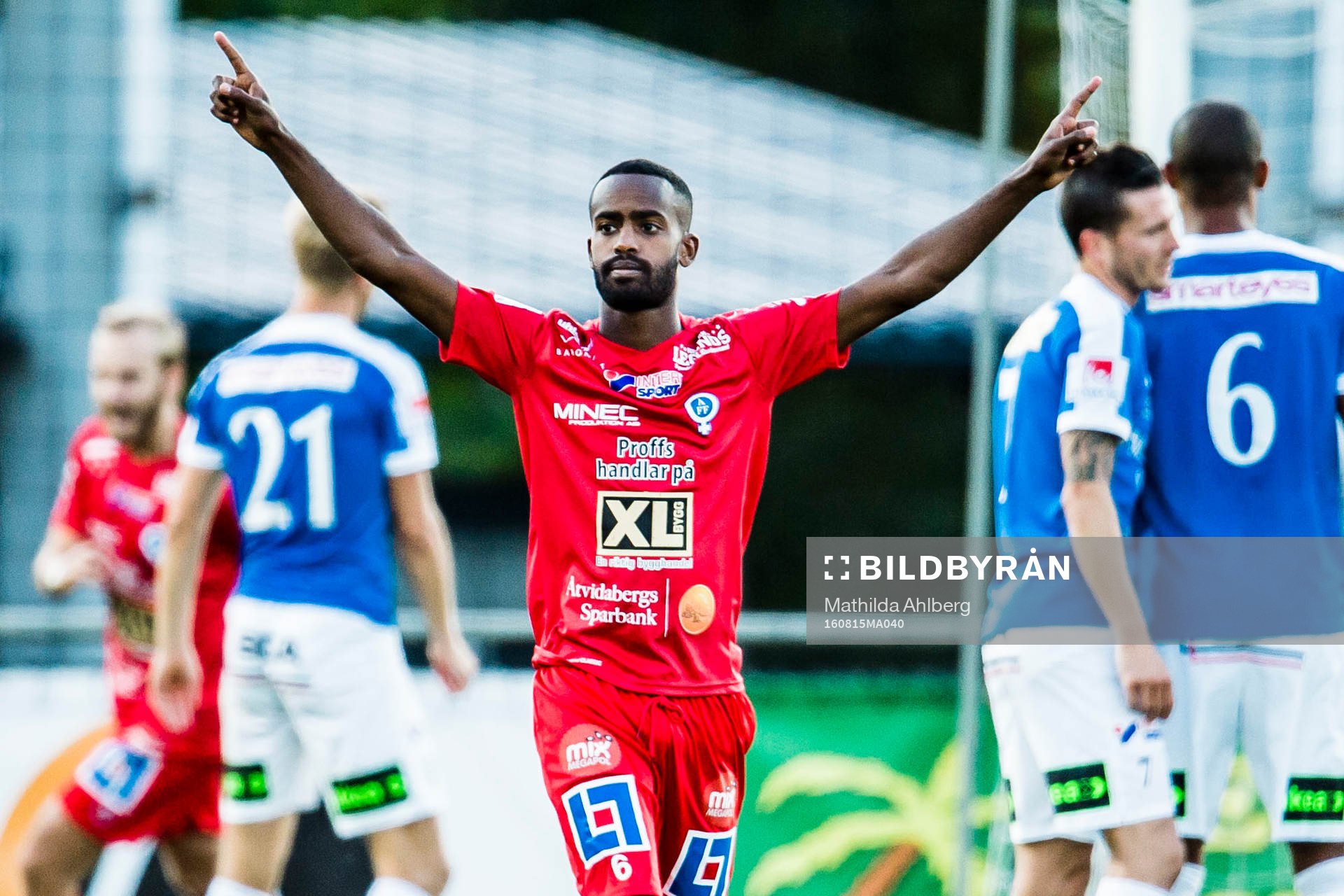 Åtvidabergs Ammar Ahmed jublar