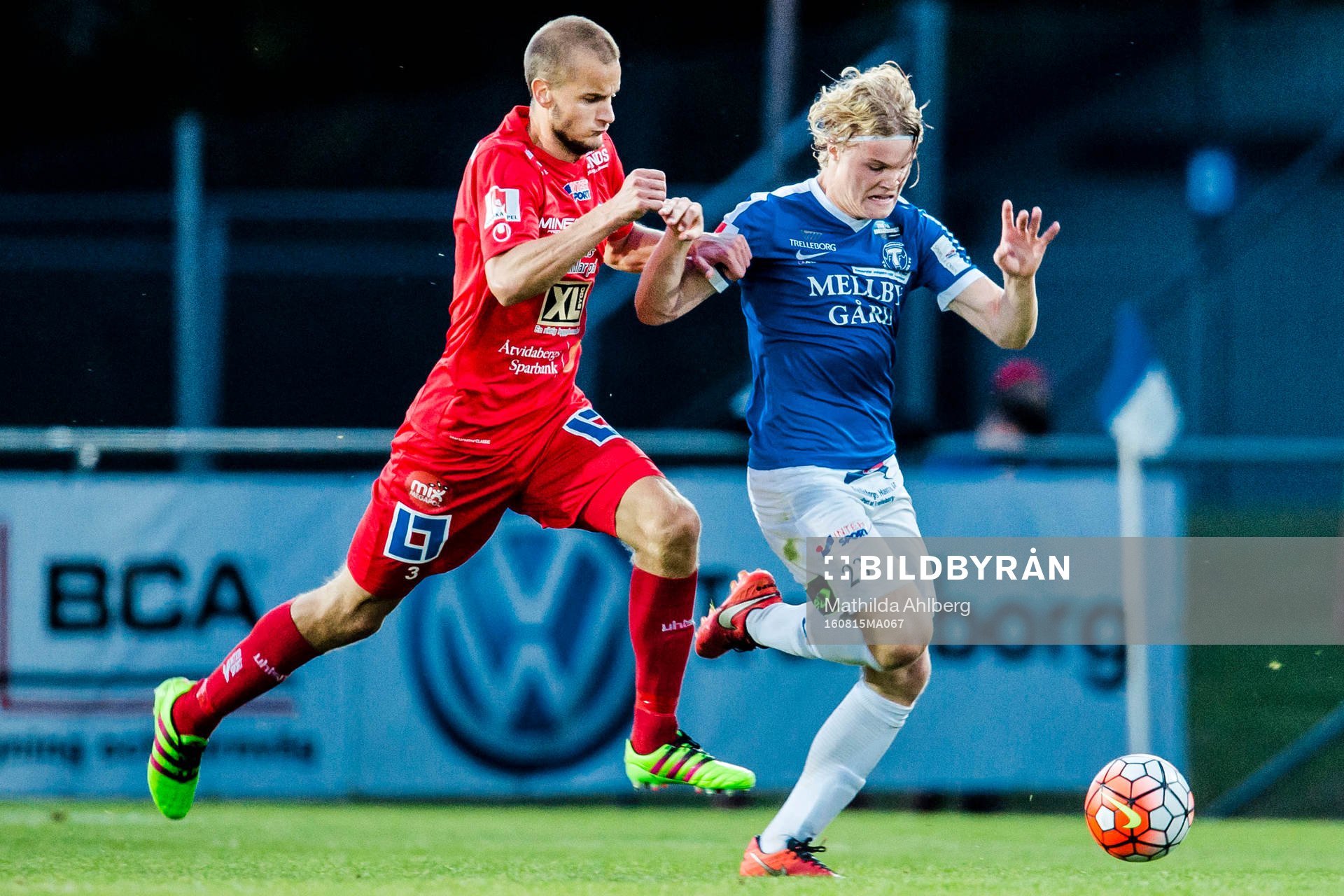 Åtvidabergs Månz Karlsson och Trelleborgs Freddie