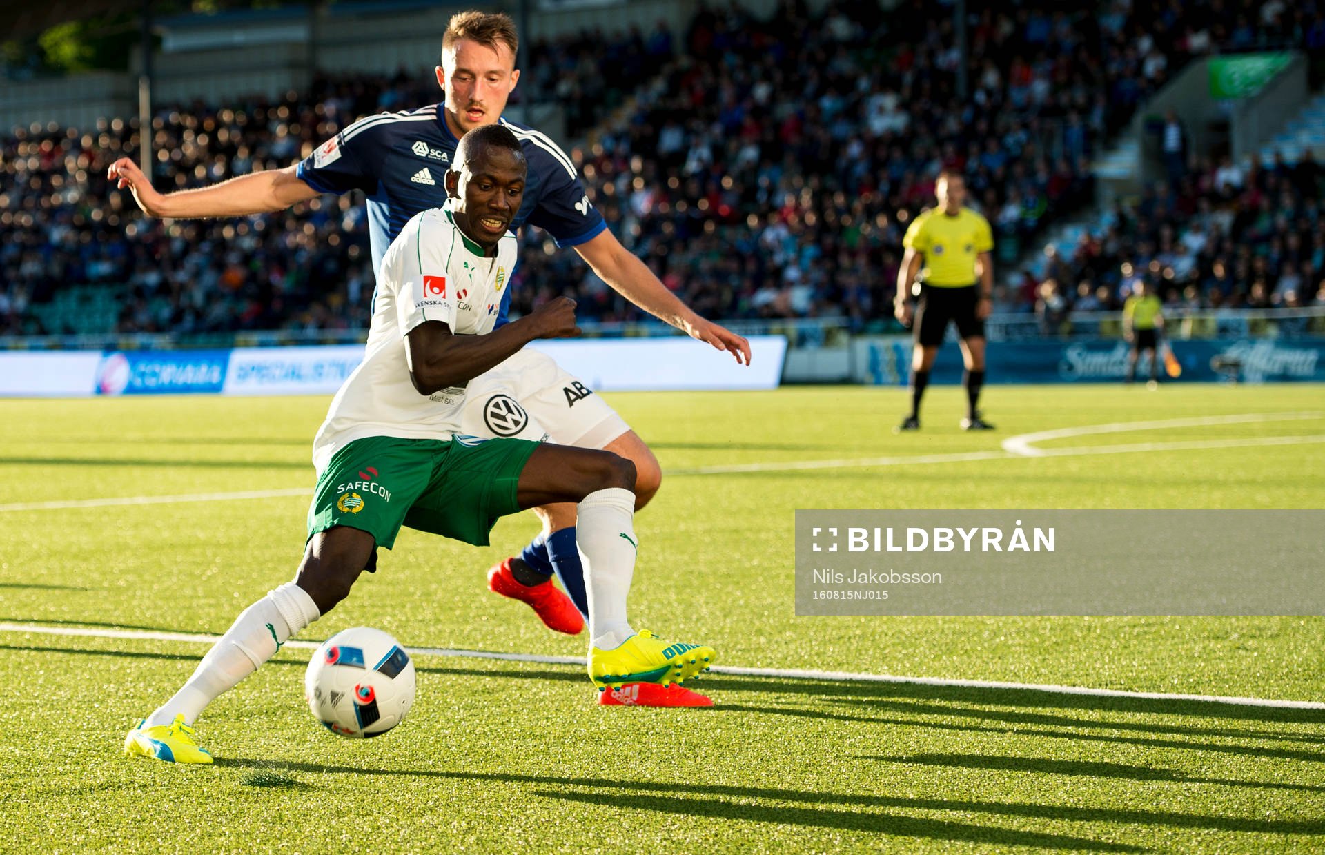 Sundsvalls Smajl Suljevic och Hammarbys Pa Amat Dibba