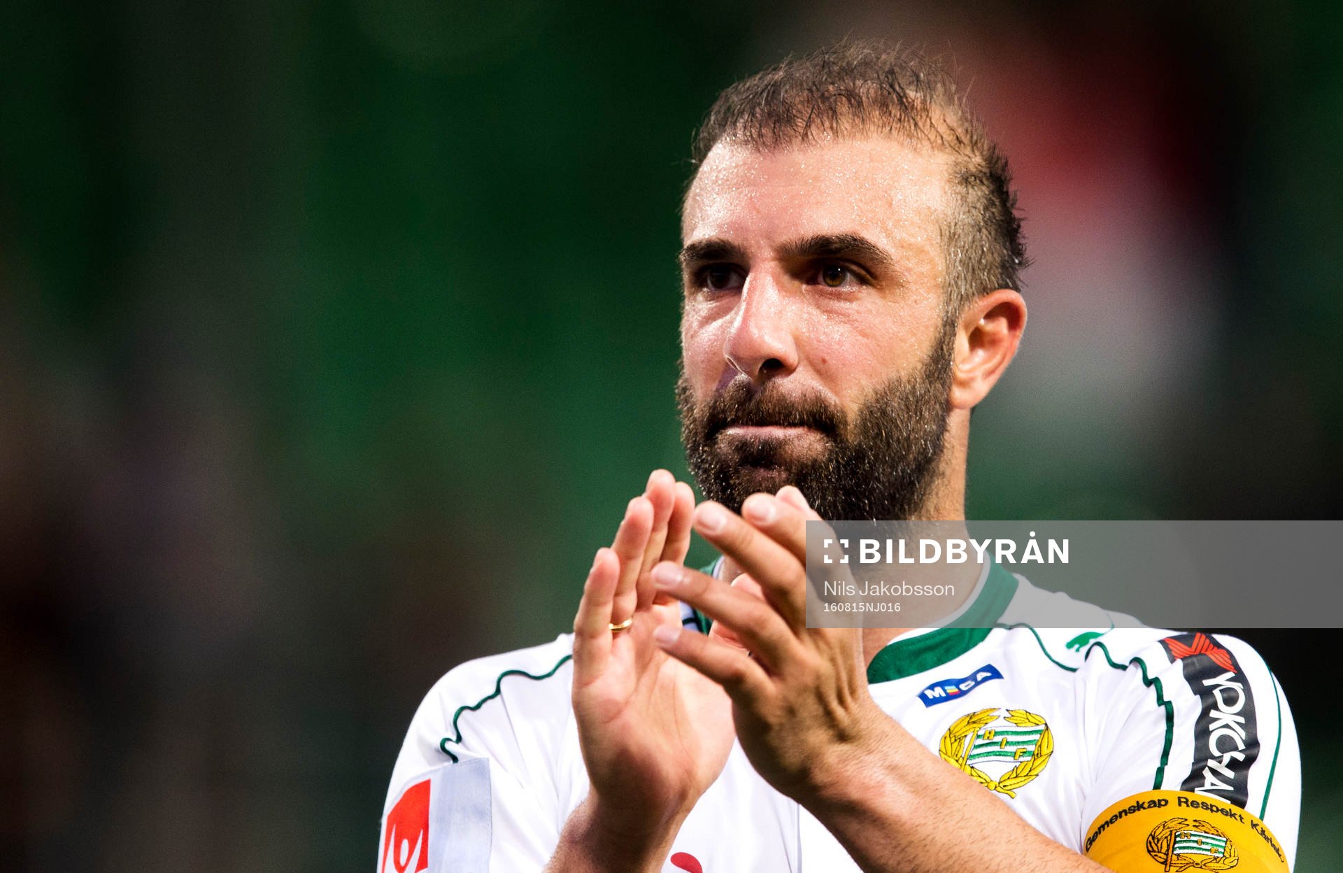 Hammarbys Kennedy Bakircioglu under fotbollsmatchen i Allsvenskan mellan GIF Sundsvall och Hammarby den 15 augusti 2016 i Sundsvall.