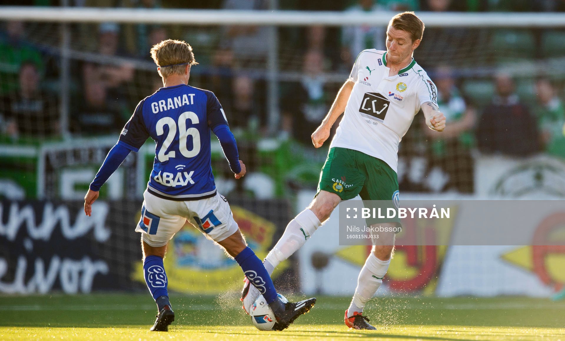 Sundsvalls Erik Granat och Hammarbys Birkir Már Saevarsson