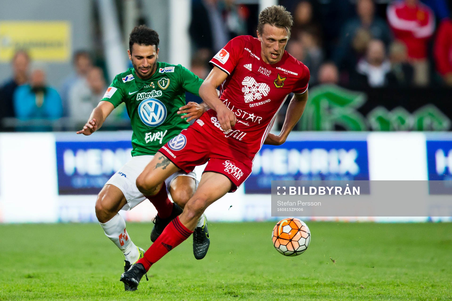 Jönköpings André Calisir mot Östersunds Bobo Sollander